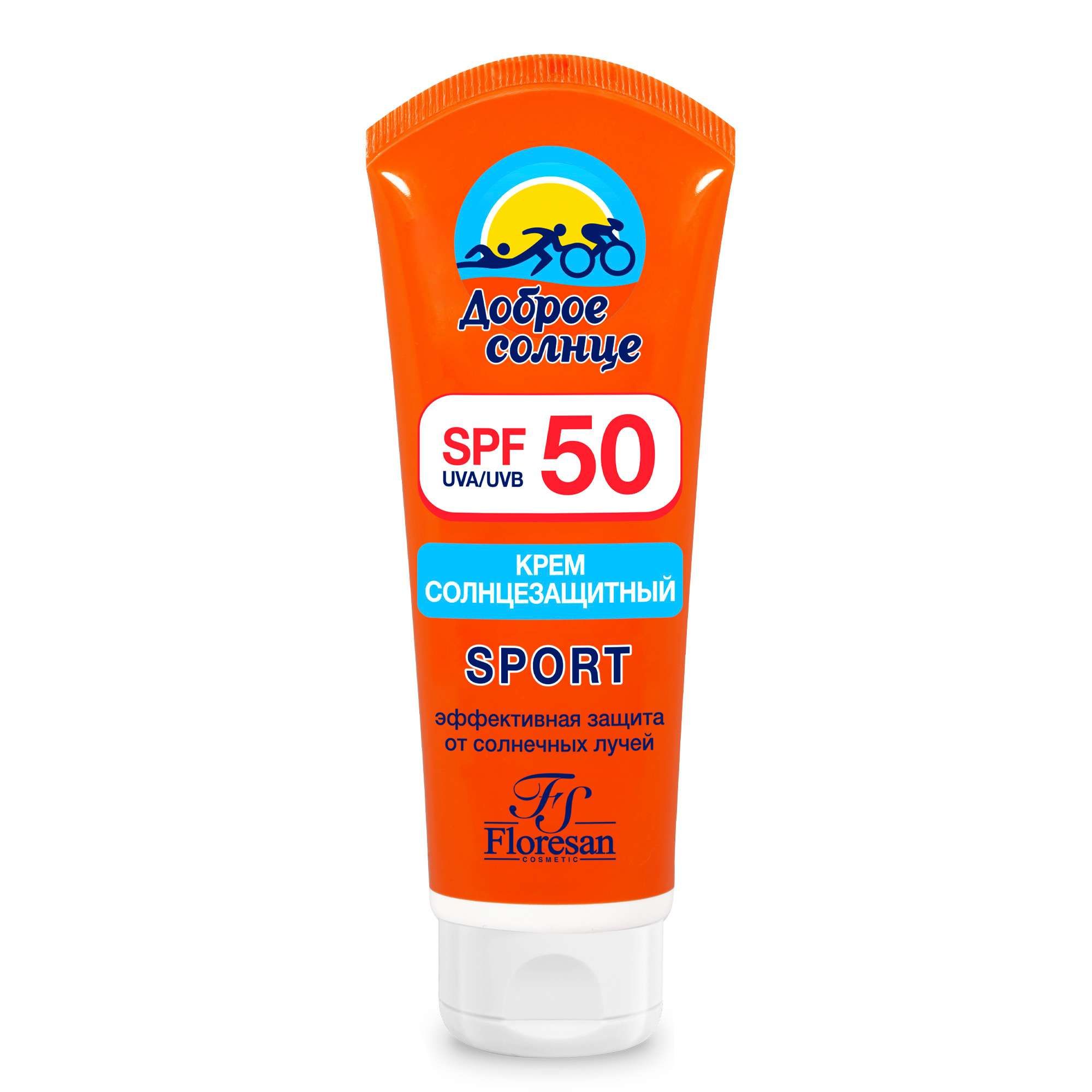 Изображение товара Крем солнцезащитный водостойкий SPF50 Формула 106 Floresan/Флоресан туба 60мл