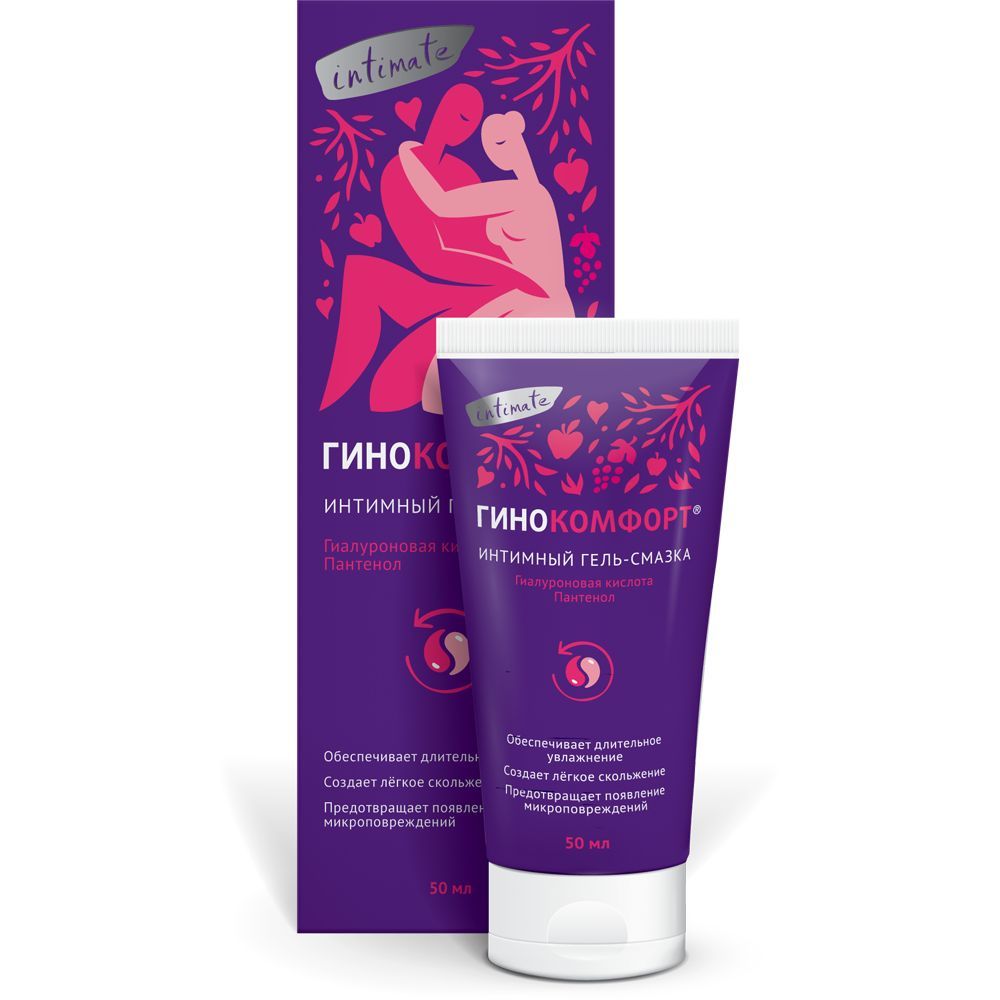 Изображение товара Гель-смазка интимный Гинокомфорт 50мл