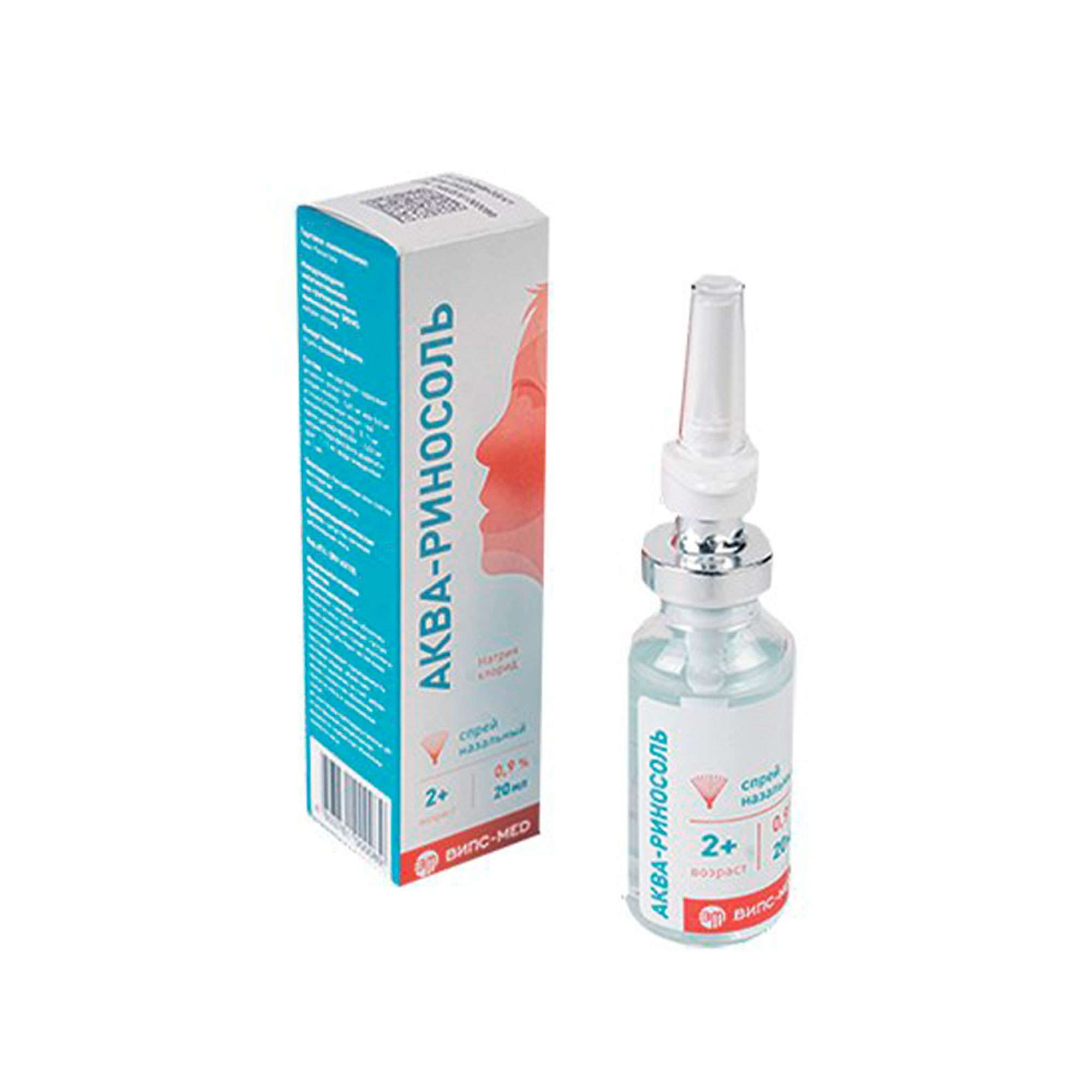 Изображение товара Аква-Риносоль спрей назальный 0,9% 20мл