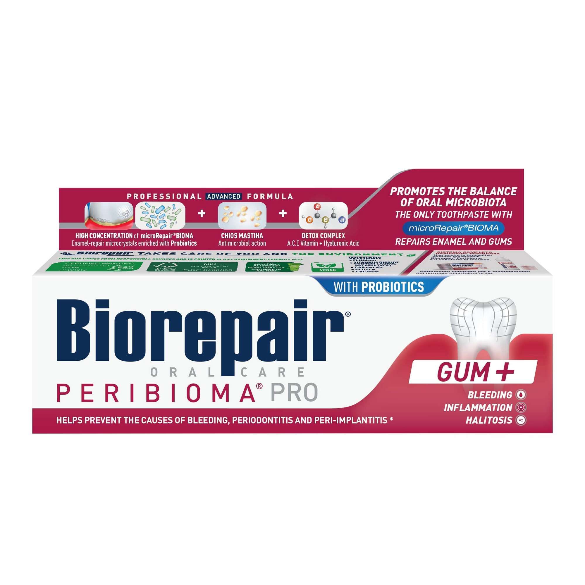 Изображение товара Паста зубная Peribioma Biorepair/Биорепэйр 75мл