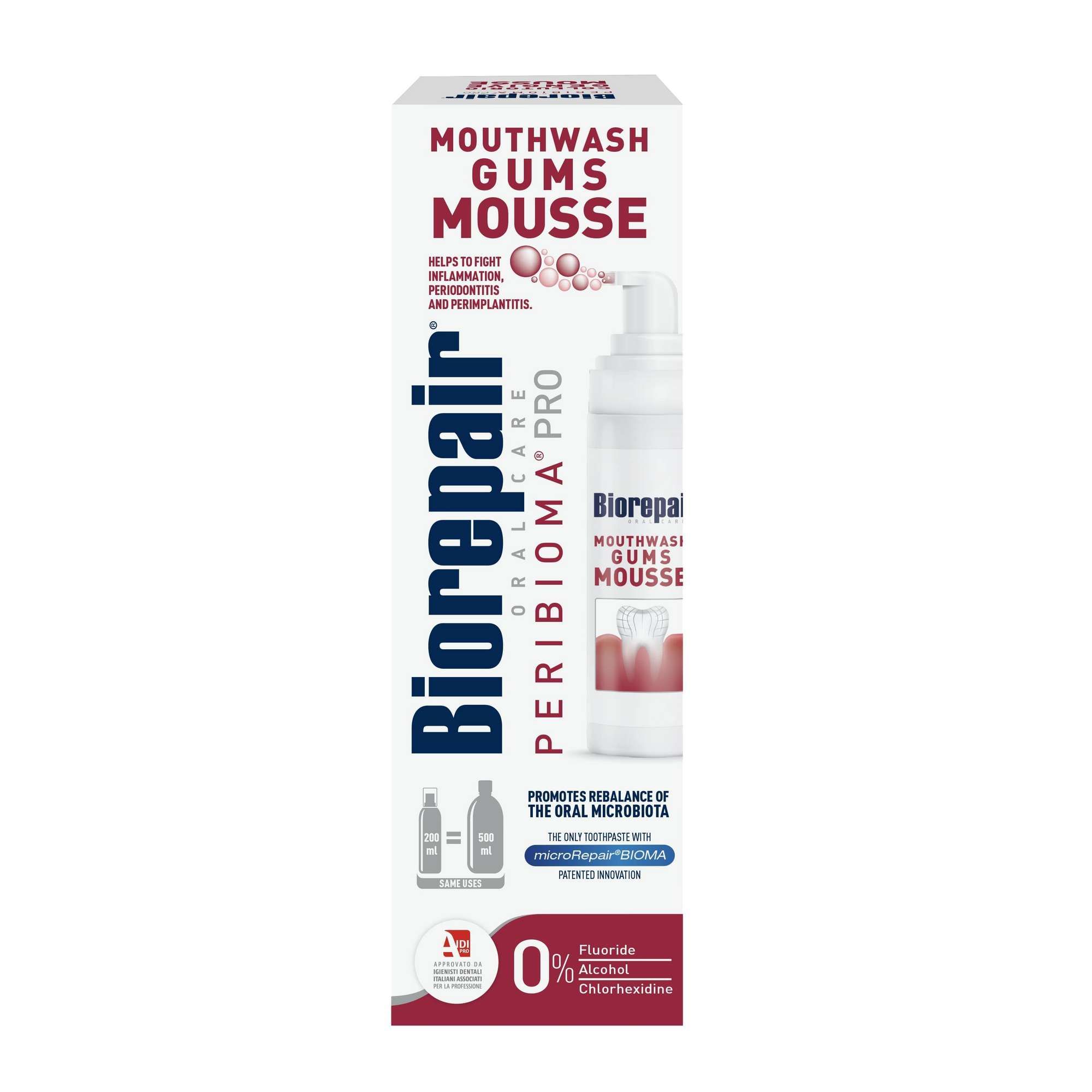 Изображение товара Мусс для полости рта Peribioma Biorepair/Биорепэйр 200мл