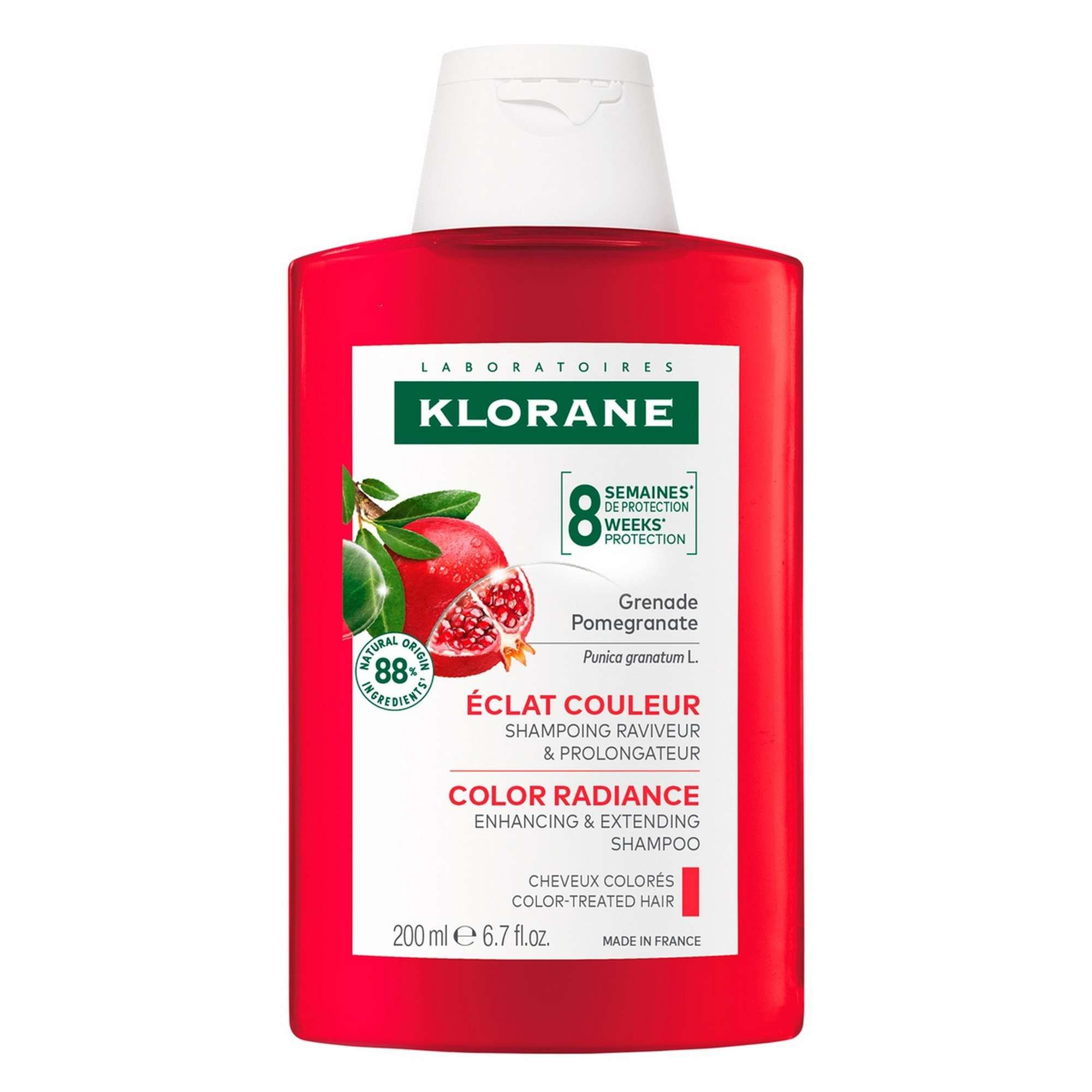 Изображение товара Шампунь для окрашенных волос с гранатом Klorane 200мл Восстановление цвета и блеск