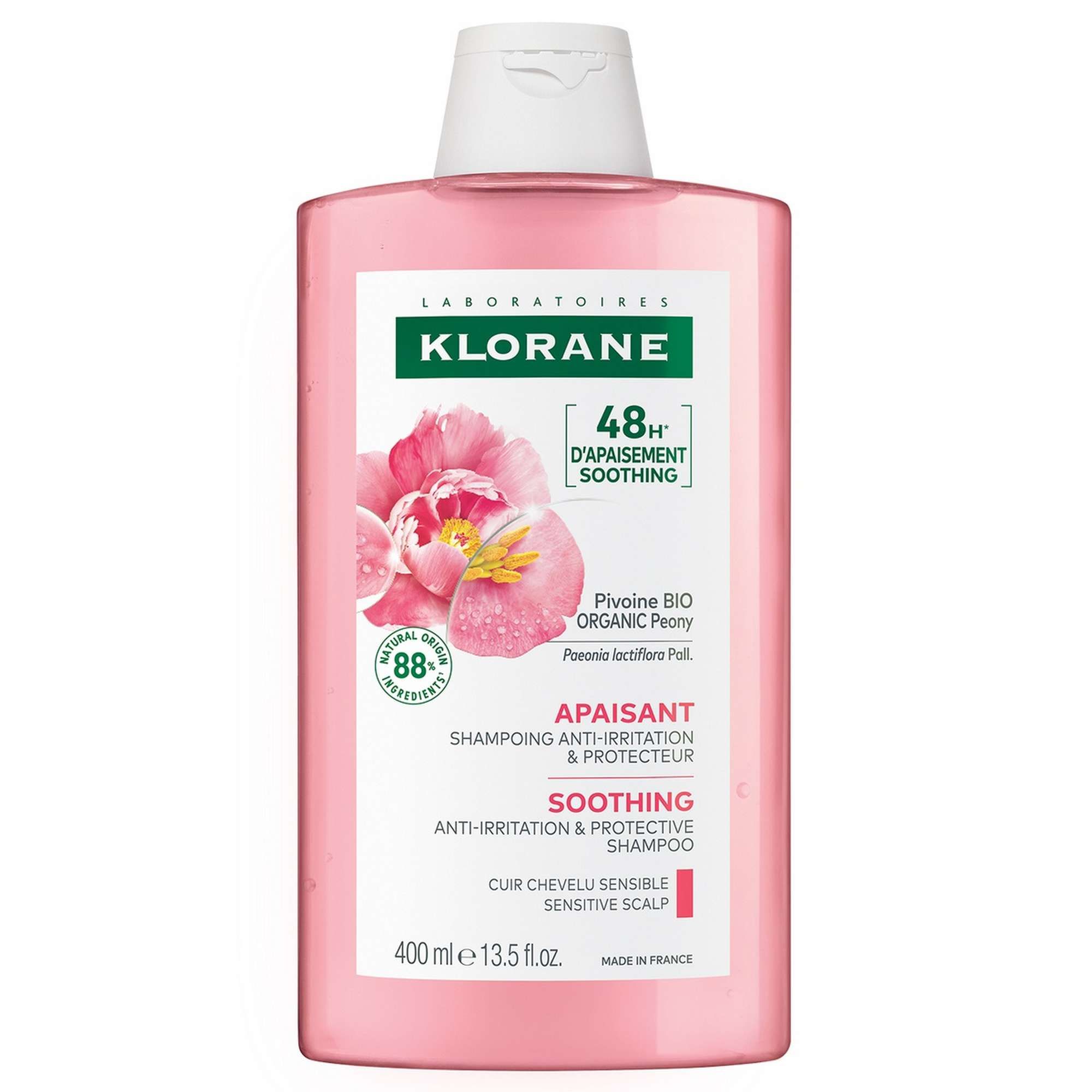 Изображение товара Шампунь для волос успокаивающий с экстрактом пиона Klorane/Клоран 400мл