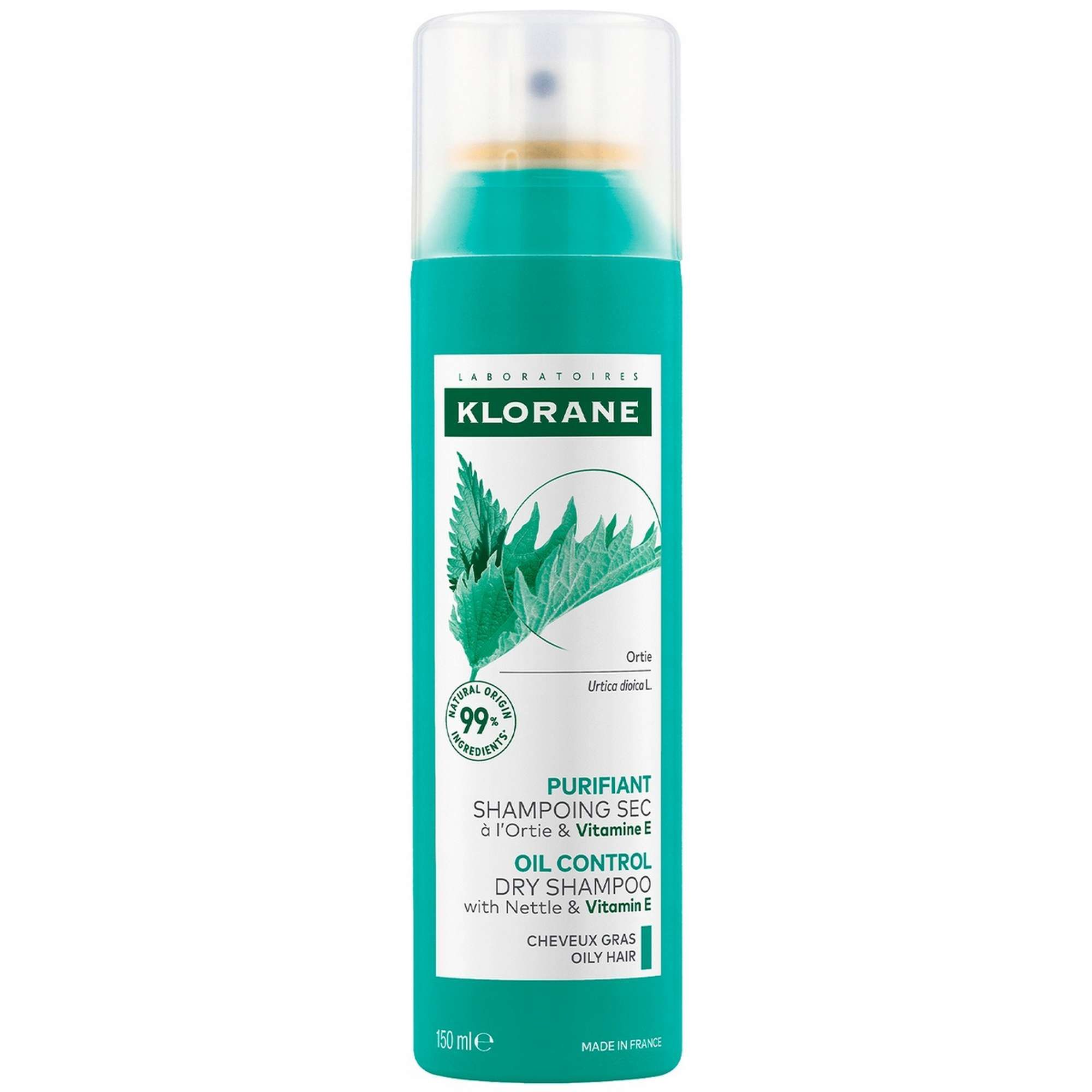 Изображение товара Шампунь сухой с крапивой и витамином Е Klorane/Клоран фл. 150мл