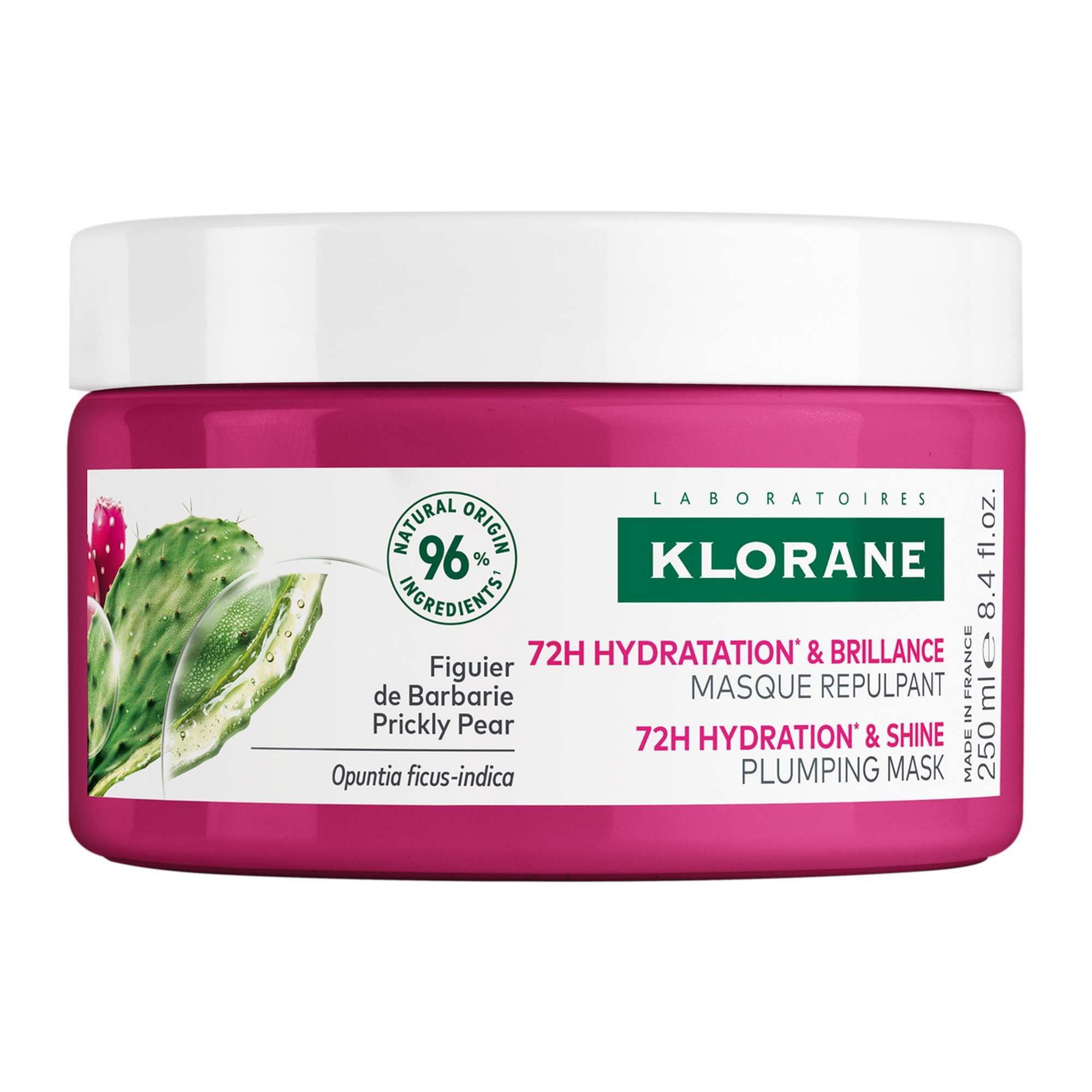 Изображение товара Маска увлажняющая с опунцией Klorane/Клоран банка 250мл