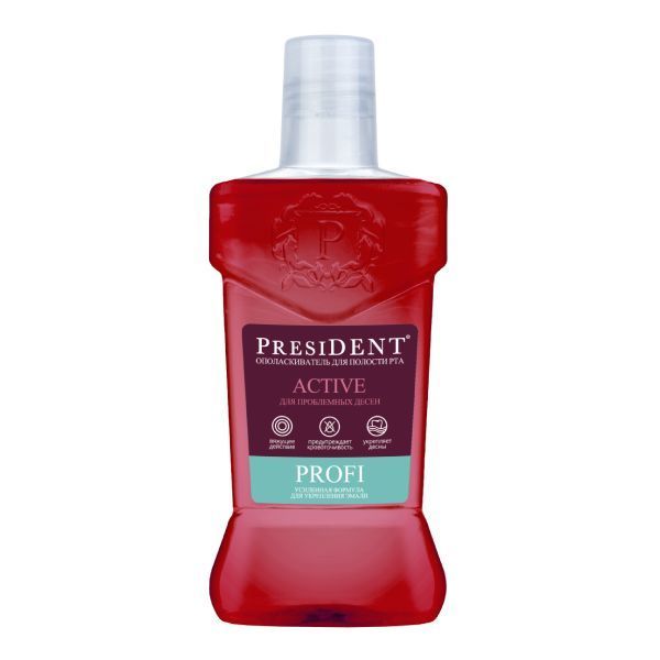 Изображение товара Ополаскиватель для полости рта Active Profi President/Президент 250мл