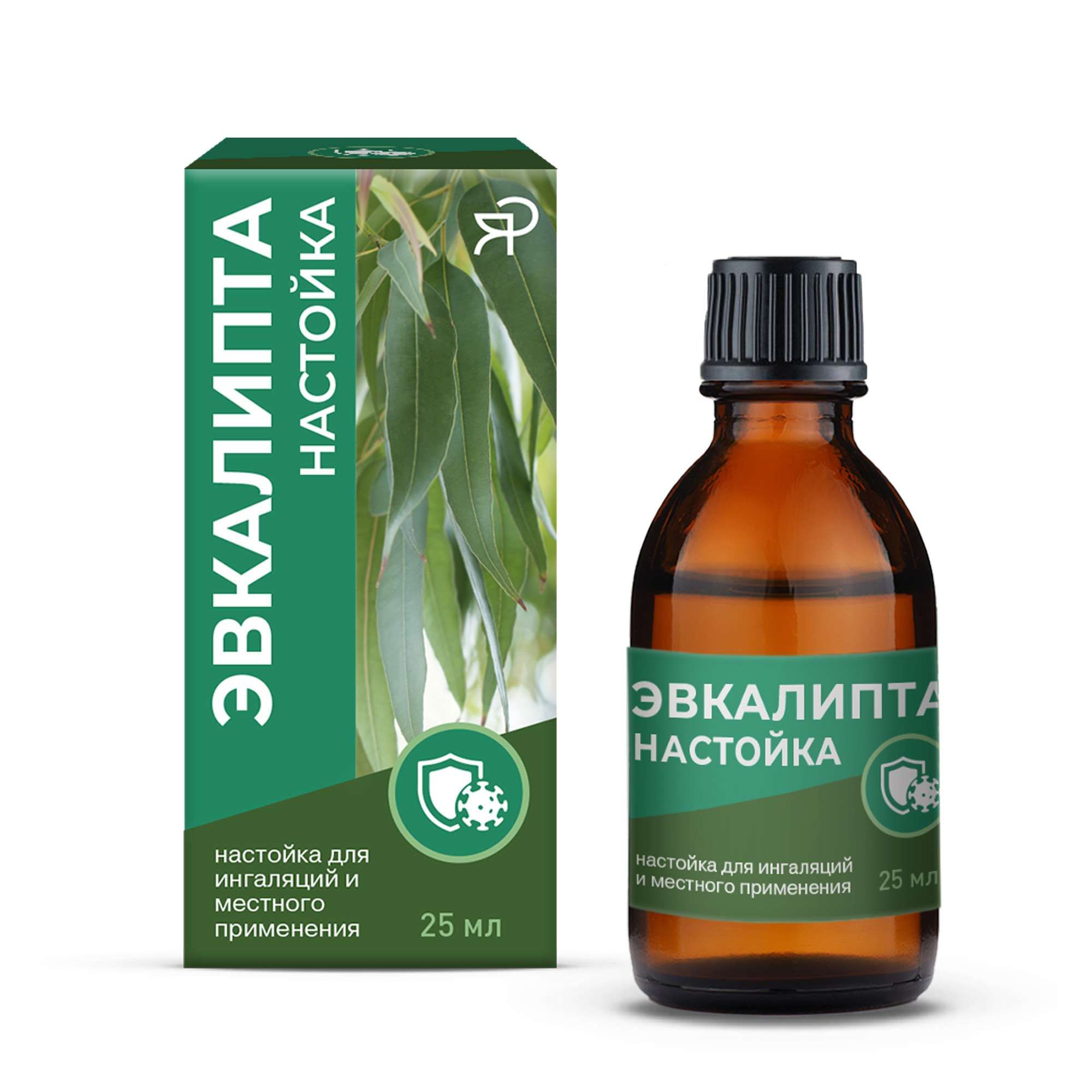 Изображение товара Эвкалипта настойка для ингаляций местного и наружного применения 25мл