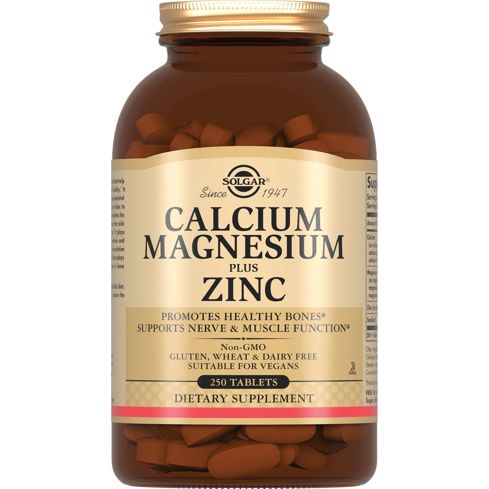 Изображение товара Кальций+Магний+Цинк Solgar/Солгар таблетки 1596мг 250шт