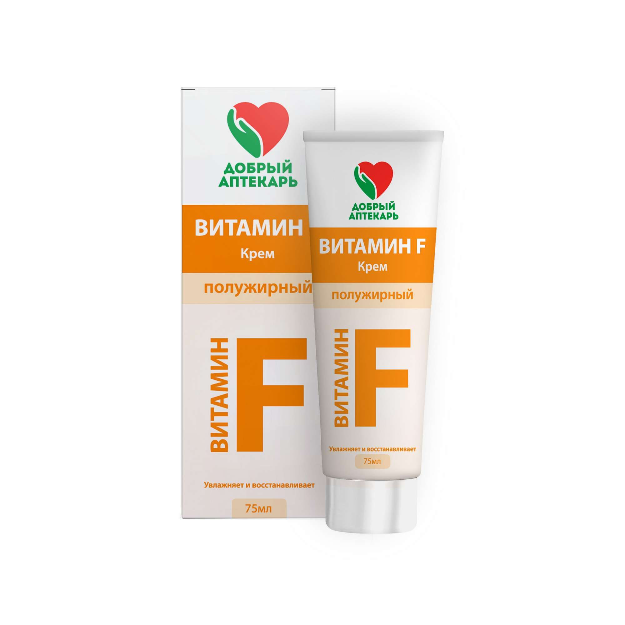 Изображение товара Крем для тела полужирный с витамином Ф Добрый Аптекарь 75мл