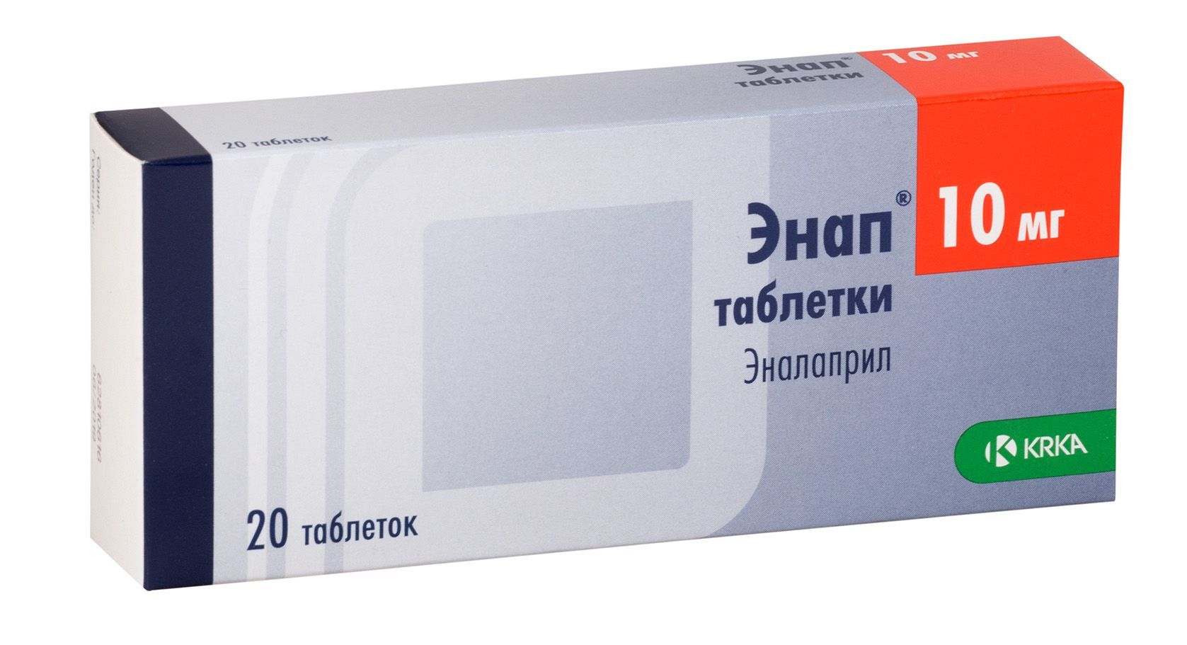 Изображение товара Энап таблетки 10 мг 20 шт - гипертензия сердечная недостаточность профилактика