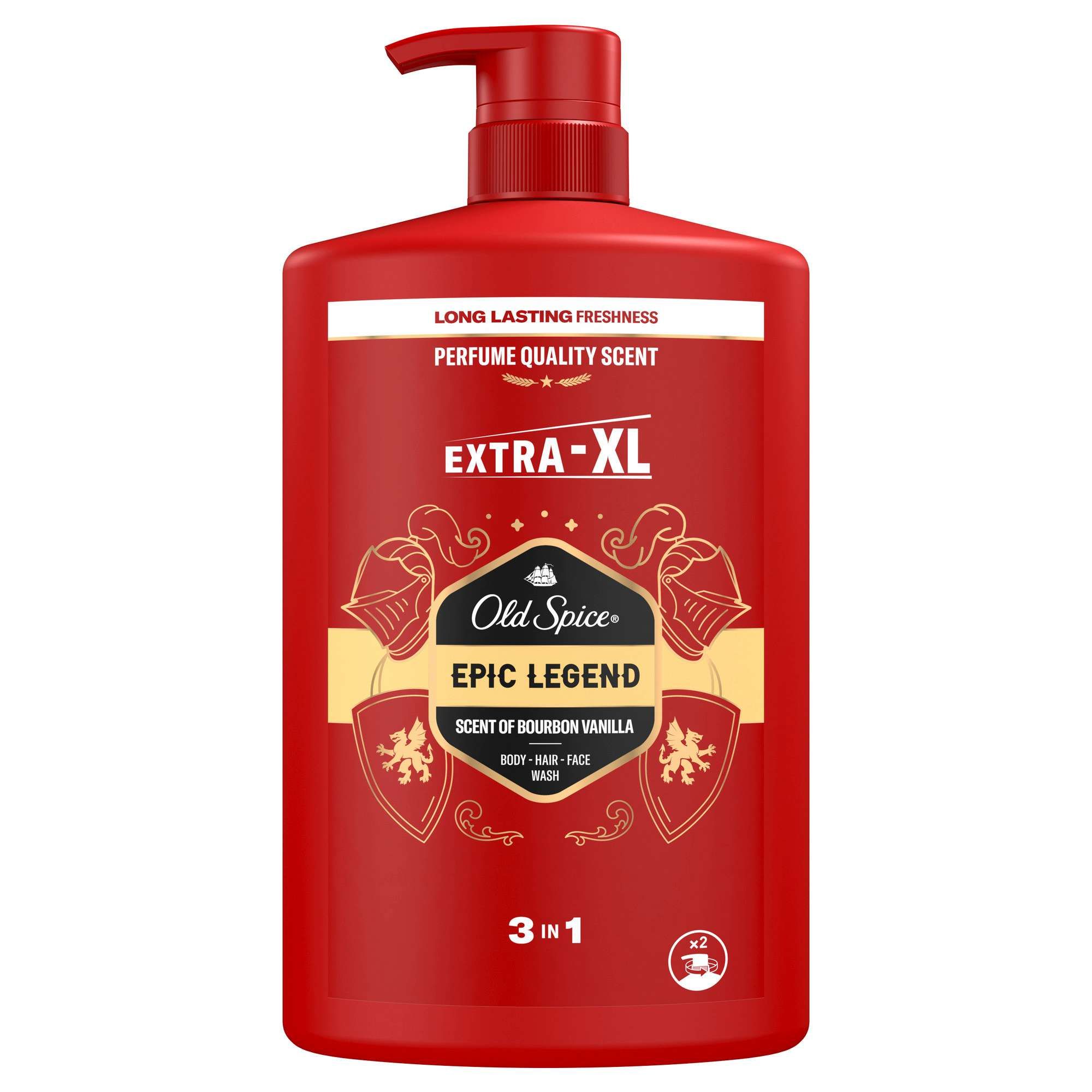 Изображение товара Гель-шампунь для душа 3в1 Epic Legend Old Spice 1л с антивозрастным эффектом