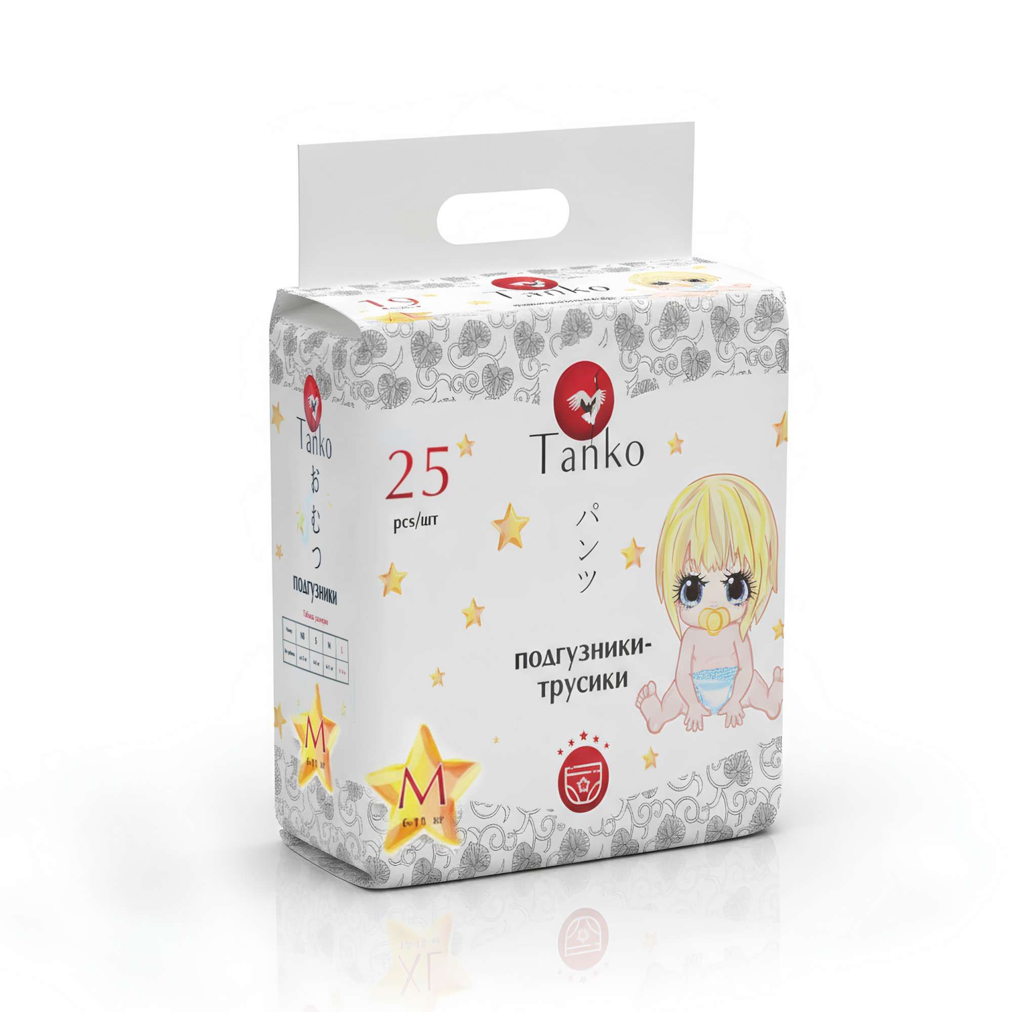 Изображение товара Подгузники-трусики для детей Tanko 6-11кг 25 шт р.M надежная защита и комфорт