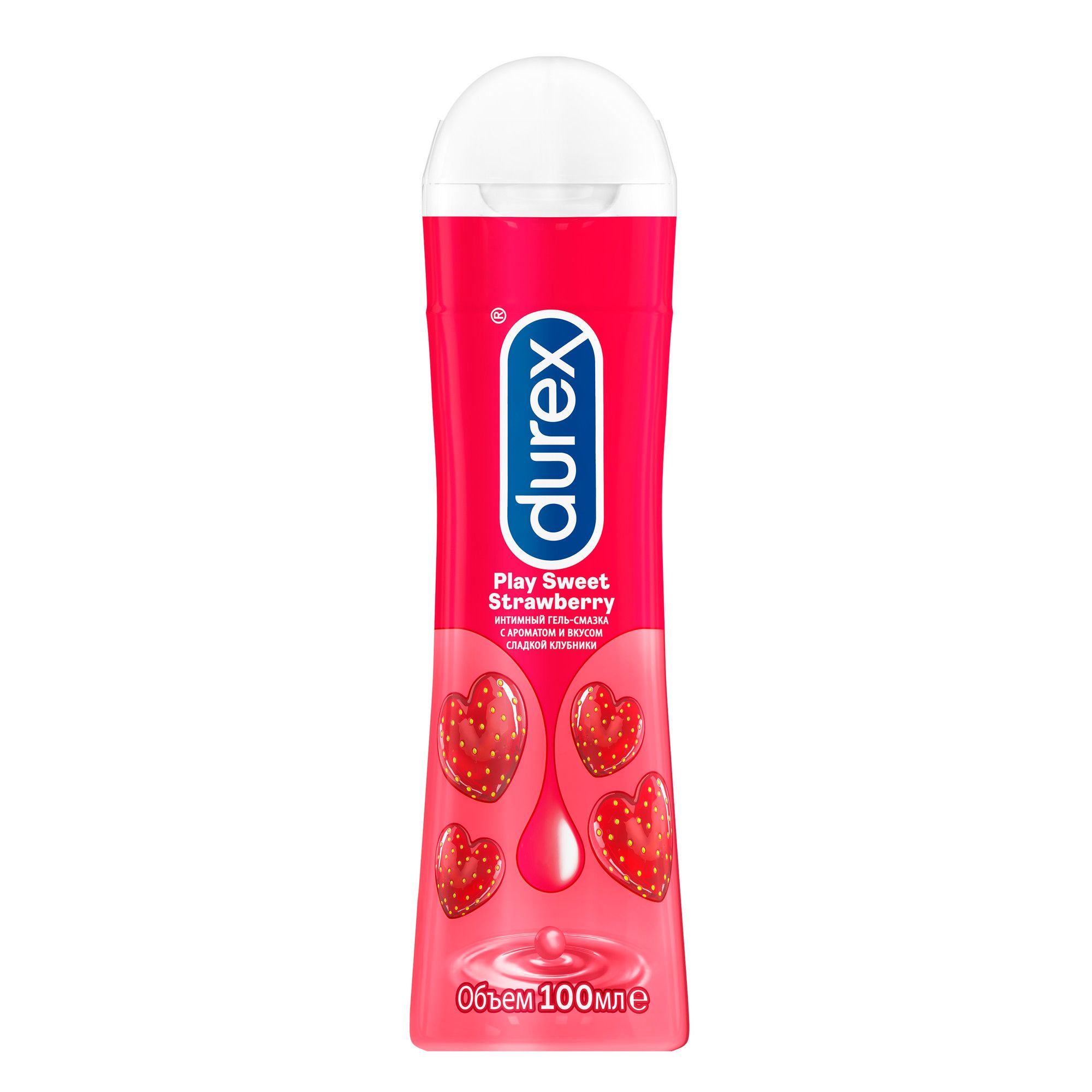Изображение товара Гель-смазка с ароматом клубники Sweet Strawberry Durex 100 мл для комфорта и удовольствия