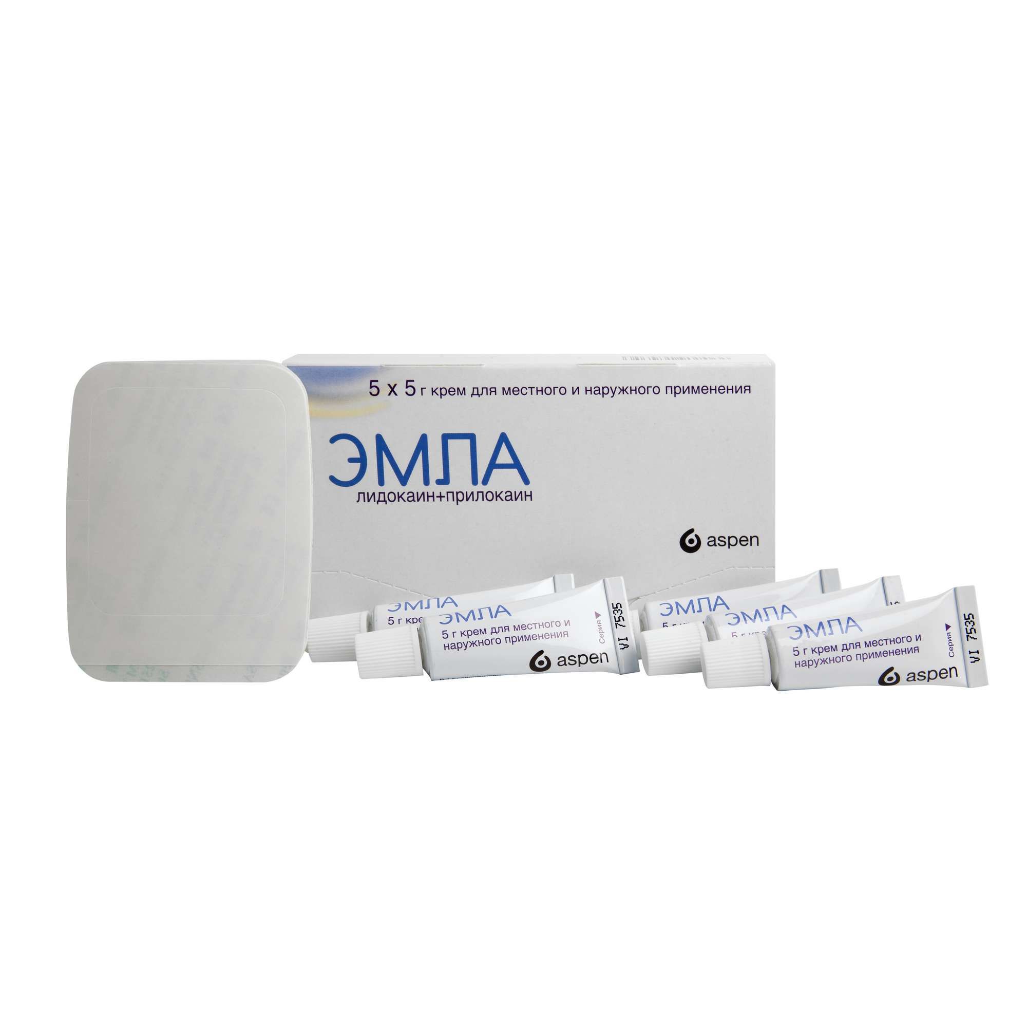 Изображение товара Эмла крем для местного обезболивания 5г 5шт лидокаин и прилокаин