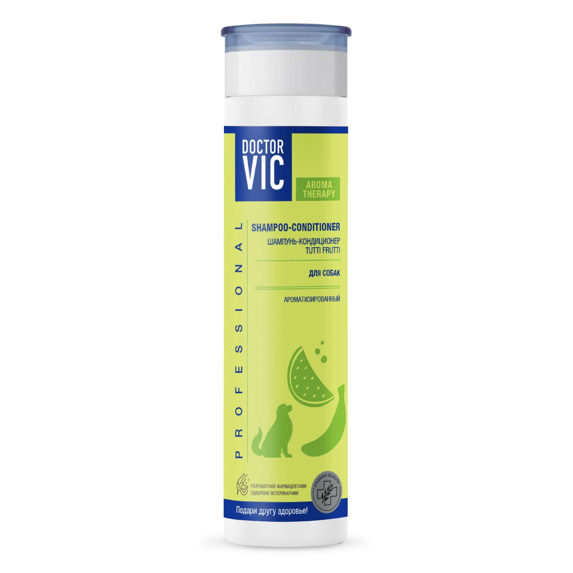 Изображение товара Шампунь-кондиционер для собак Tutti frutti Doctor VIC 250мл protección кожи и шерсти