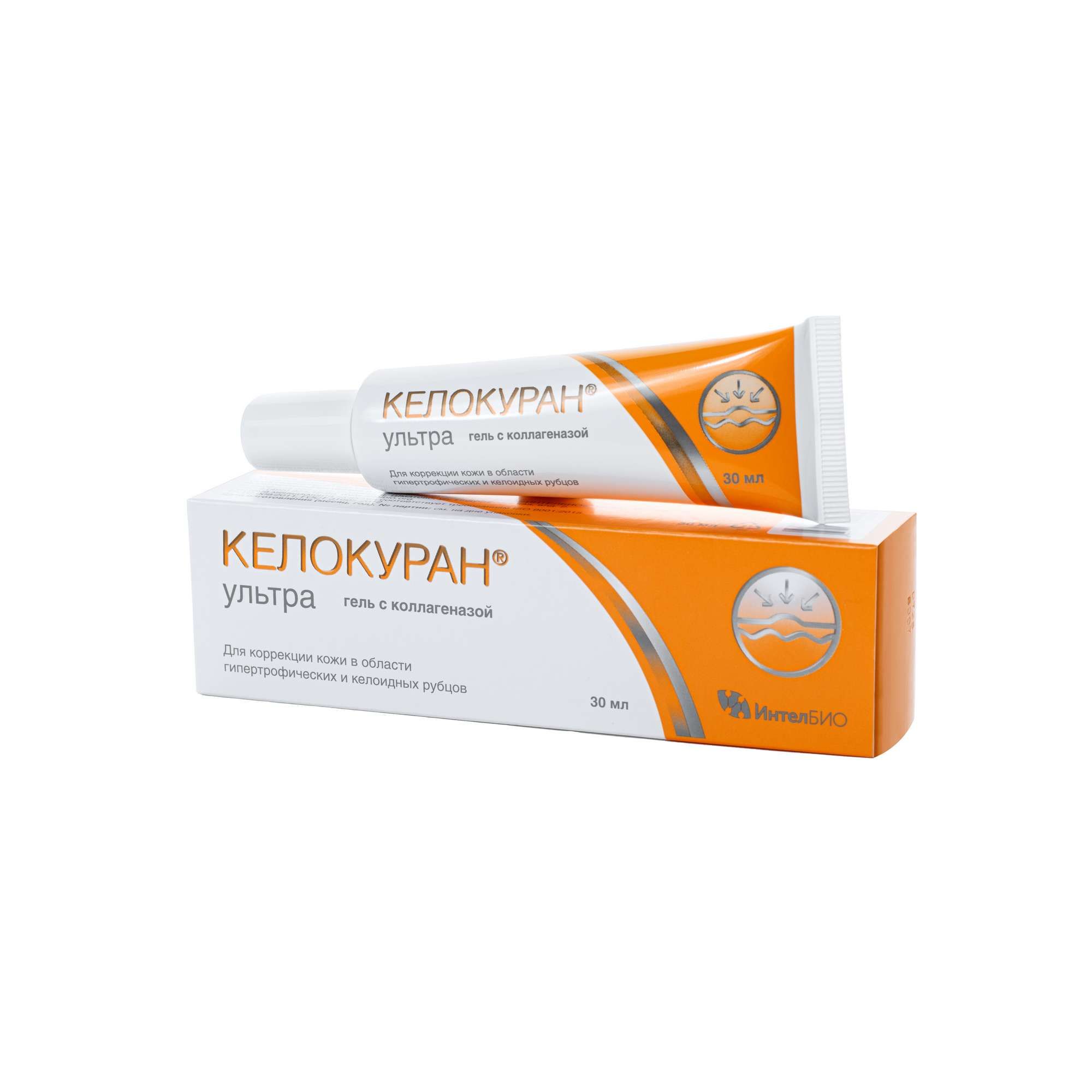 Изображение товара Гель с коллагеназой Ультра Келокуран для коррекции рубцов 30 мл