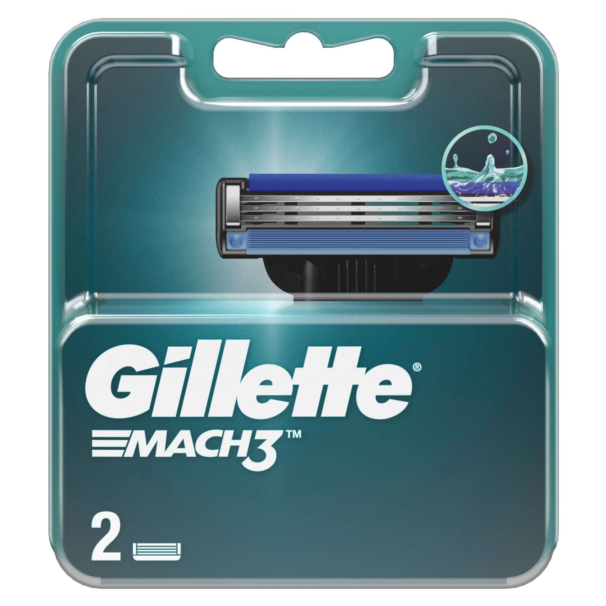 Изображение товара Сменные кассеты Gillette Mach3 для точного бритья, 2 шт Изображение товара Сменные кассеты Gillette Mach3 для точного бритья, 2 шт
