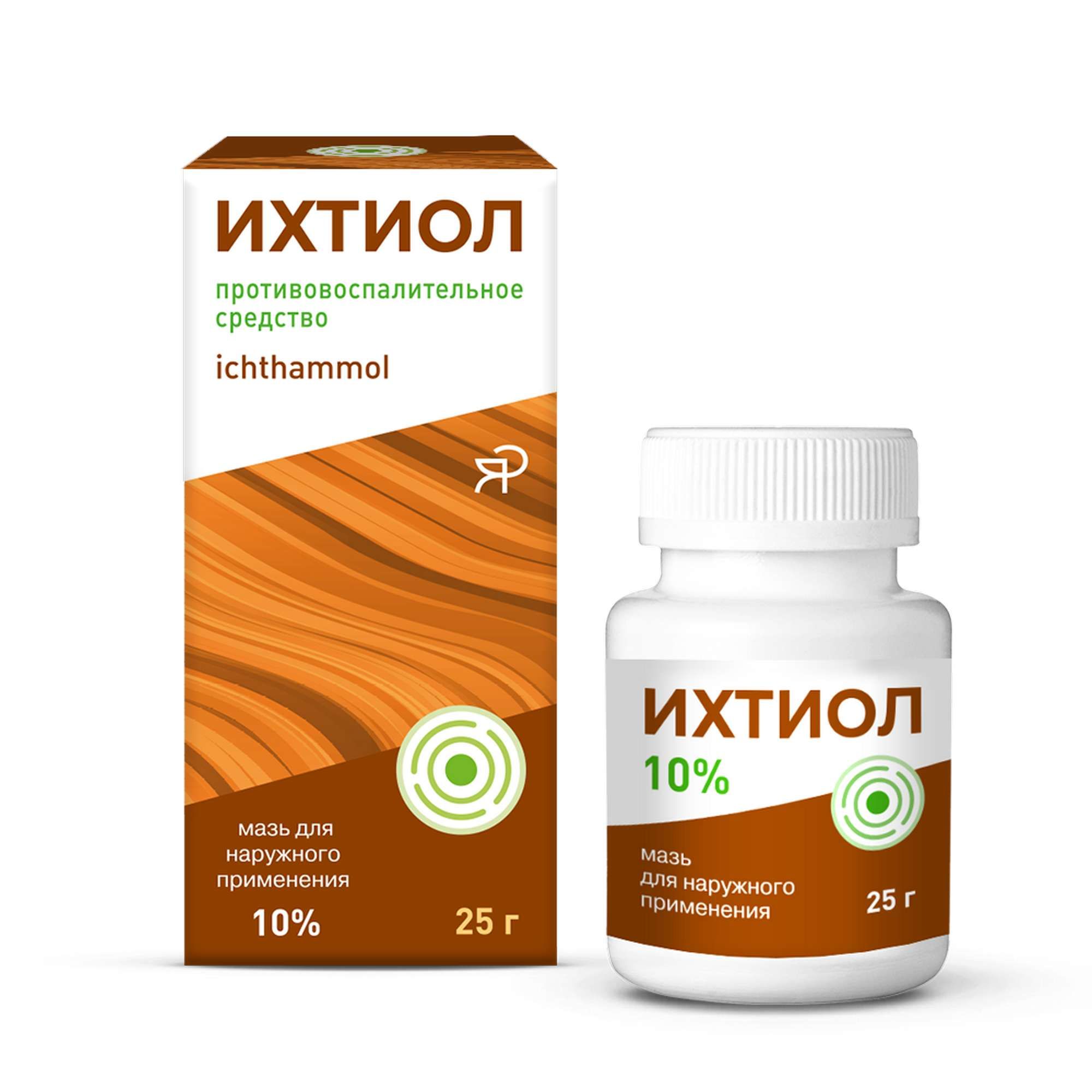 Изображение товара Ихтиол мазь 10% для наружного применения 25г Изображение товара Ихтиол мазь 10% для наружного применения 25г