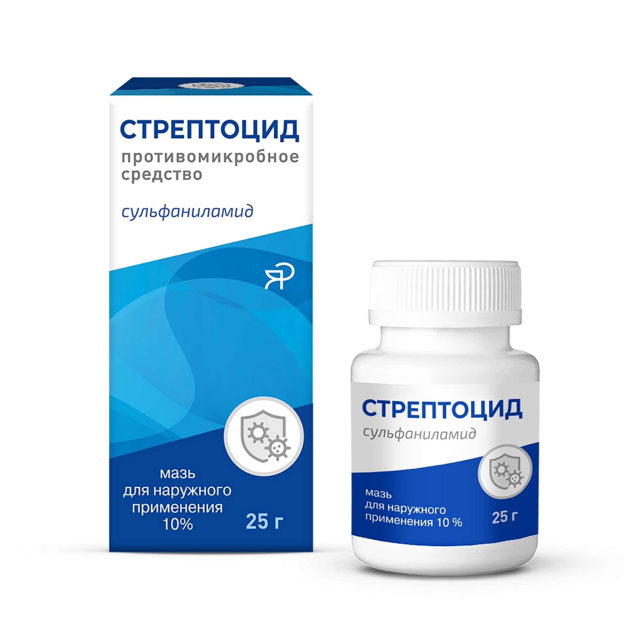 Изображение товара Стрептоцид мазь 10% для наружного применения 25г Изображение товара Стрептоцид мазь 10% для наружного применения 25г