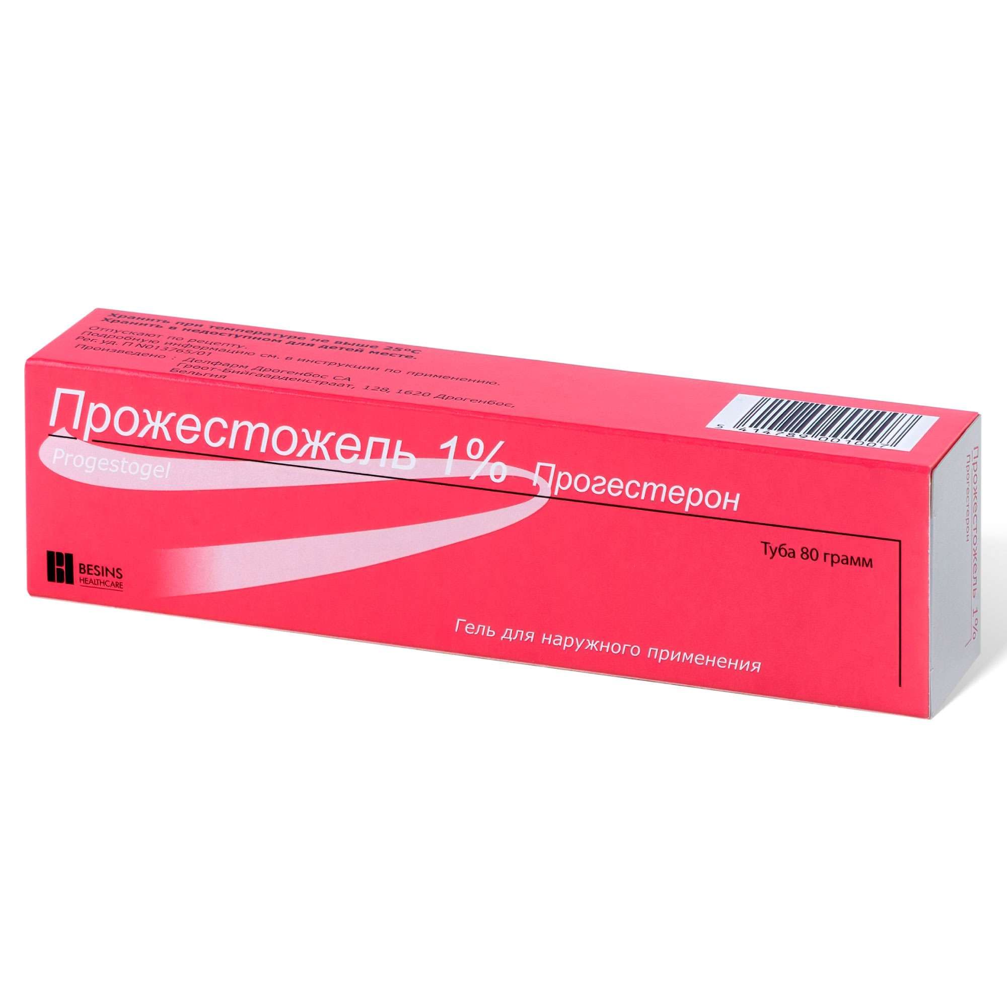 Изображение товара Гель для наружного применения с прогестероном 80г Прожестожель