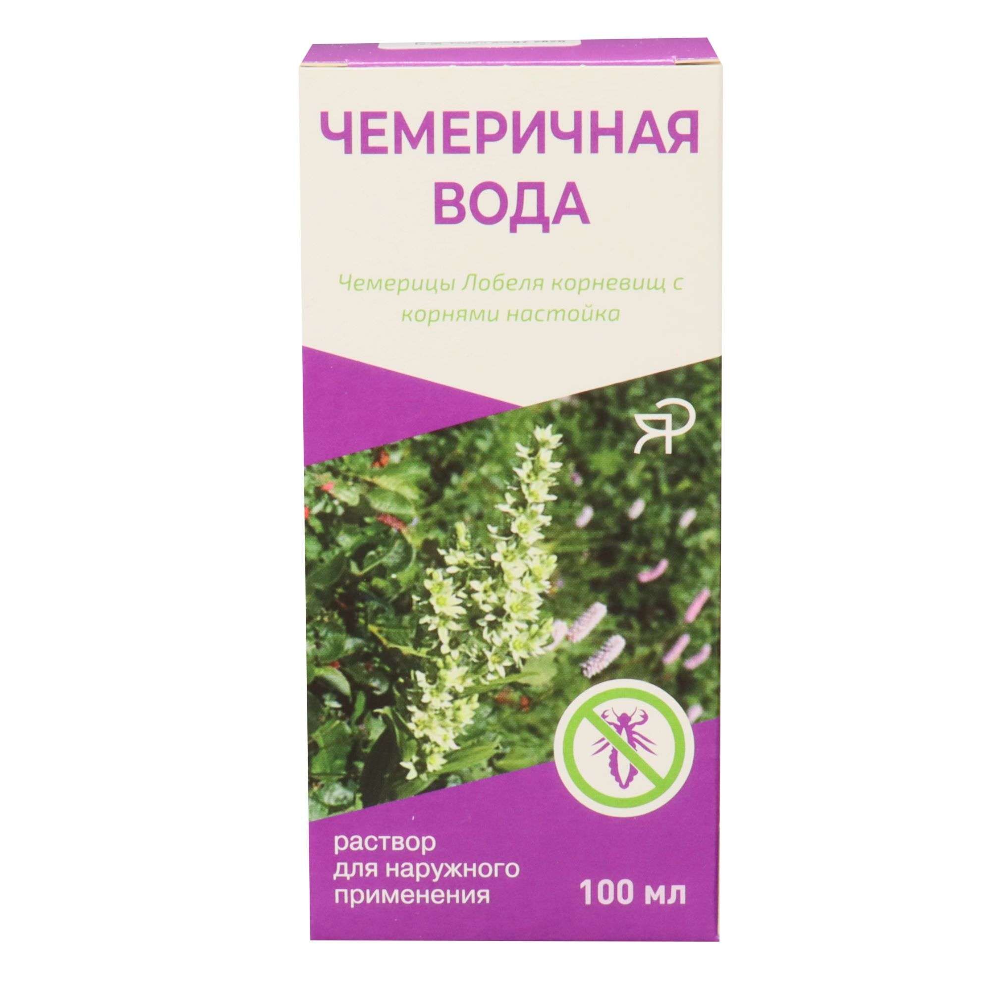 Изображение товара Чемеричная вода раствор для наружного применения от эктопаразитов 100 мл