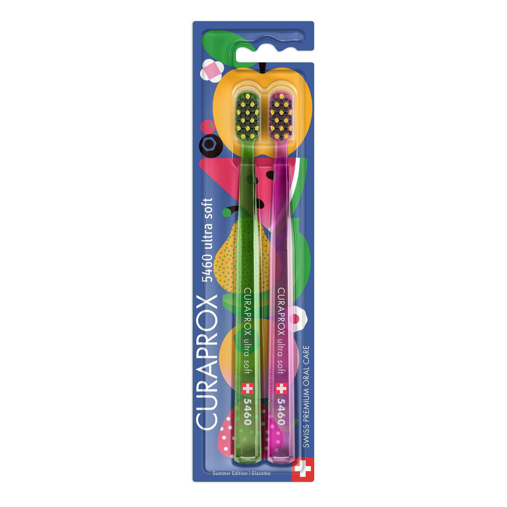 Изображение товара Щетка зубная ультрамягкая Duo Summer Edition Curaprox 2 шт CS5460/2