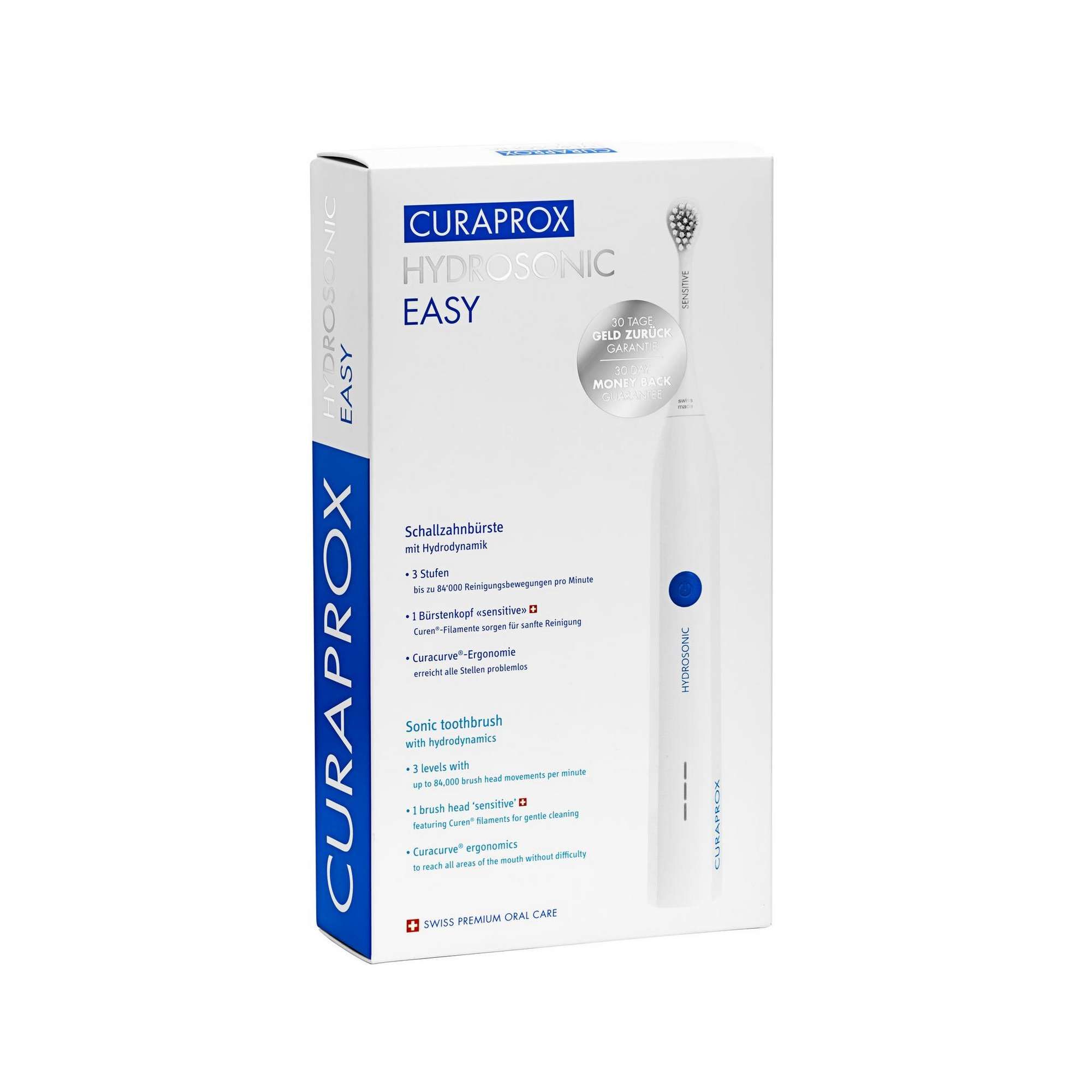 Изображение товара Электрическая зубная щетка Curaprox Hydrosonic Easy с 3 режимами