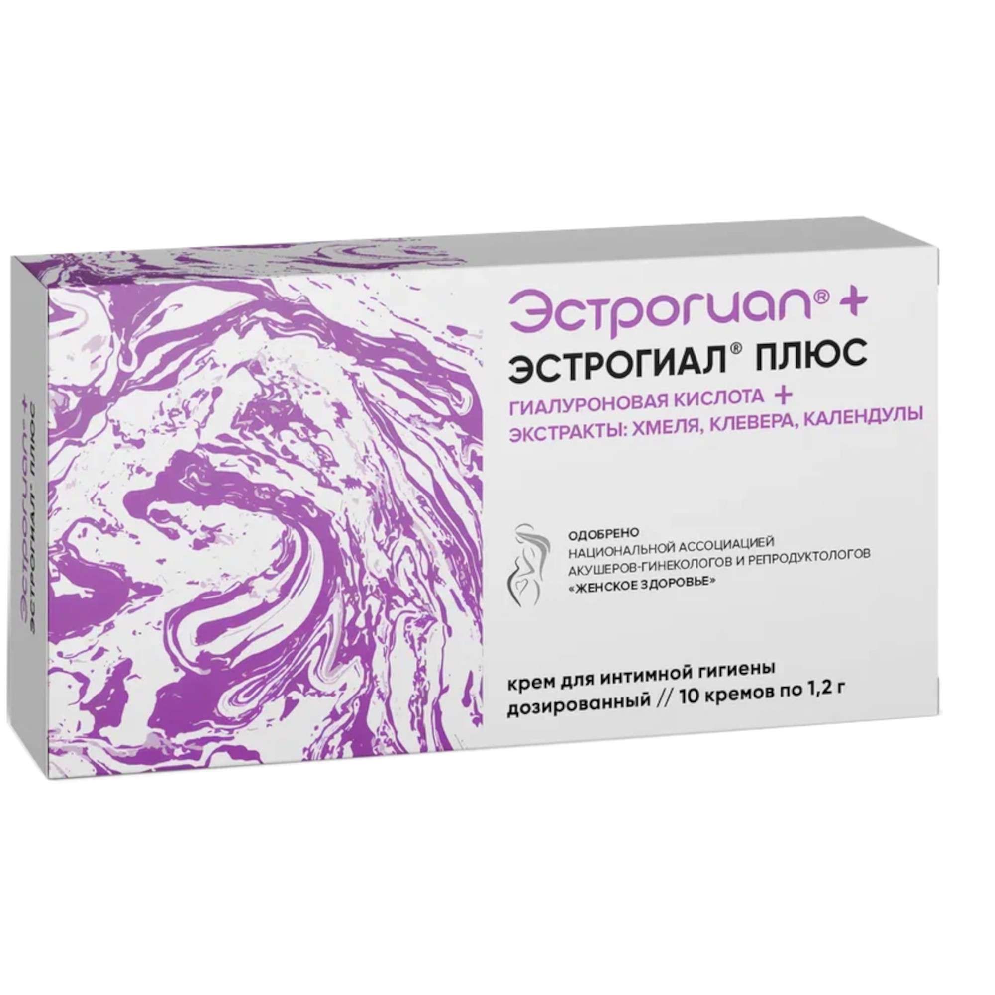 Изображение товара Крем для интимной гигиены Эстрогиал Плюс 1,2г 10шт Изображение товара Крем для интимной гигиены Эстрогиал Плюс 1,2г 10шт