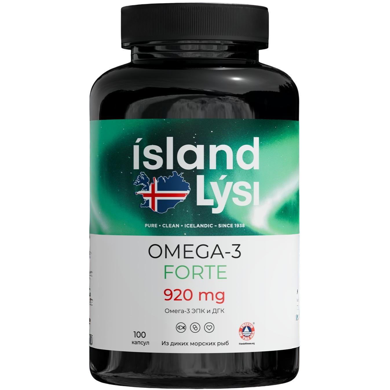 Изображение товара Добавка Омега-3 Lysi Форте Эйкозапентаеновая и докозагексаеновая кислоты