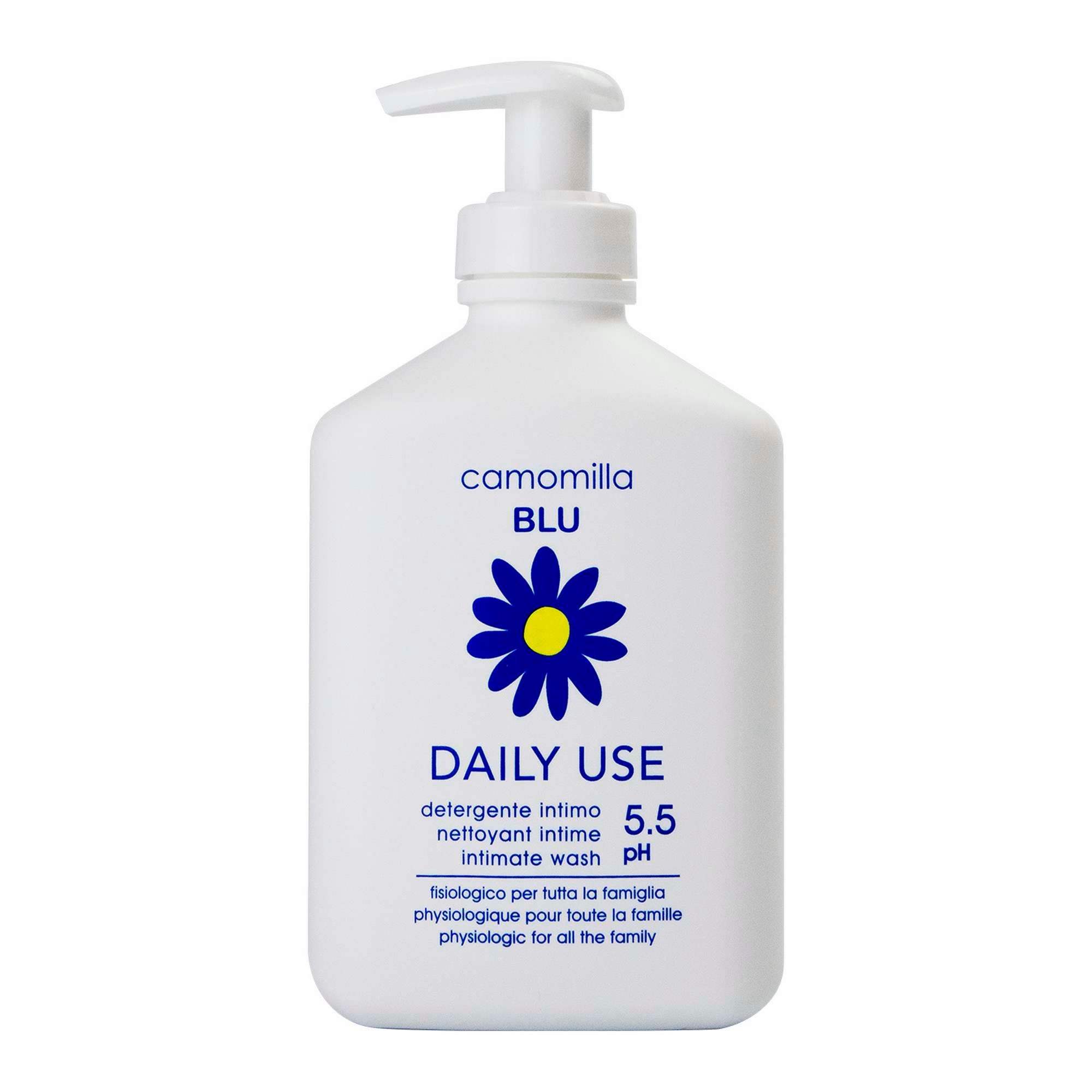 Изображение товара Гель для интимной гигиены всей семьи Daily use Camomilla Blu помпа 300мл