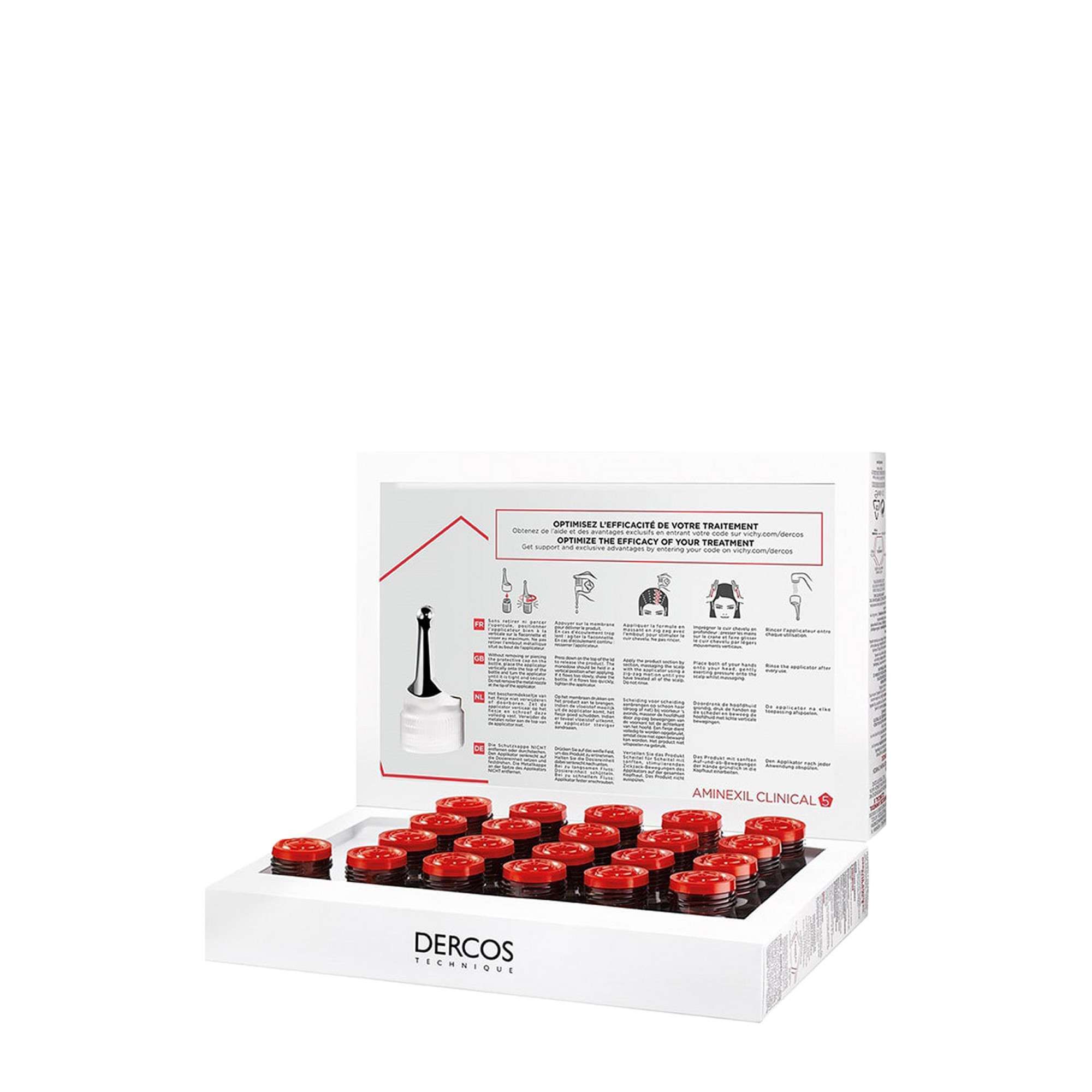 Изображение товара Средство против выпадения волос Dercos Aminexil Intensive 5 для женщин 6 мл 21 шт