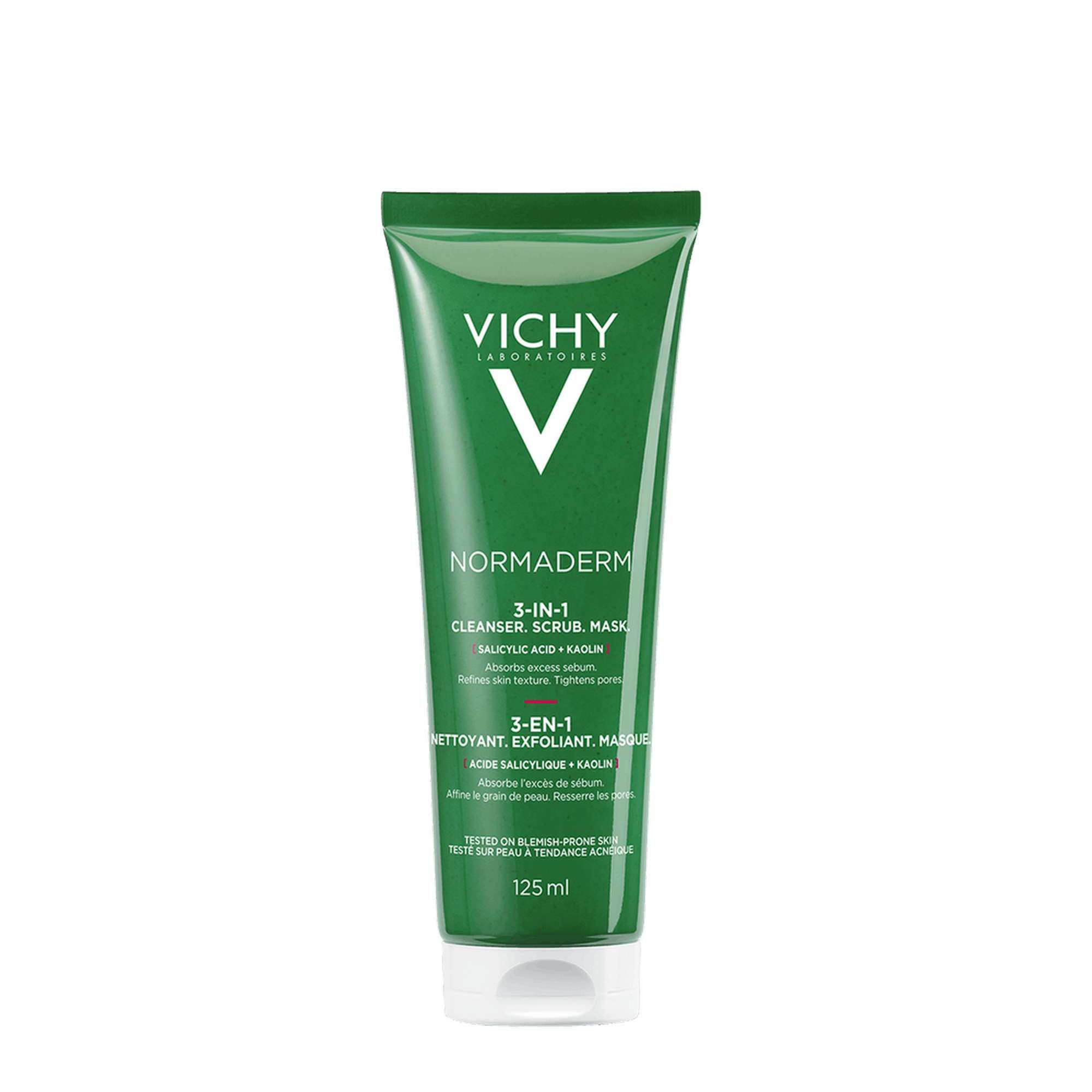 Изображение товара Средство 3 в 1 Normaderm Vichy для жирной и проблемной кожи 125мл