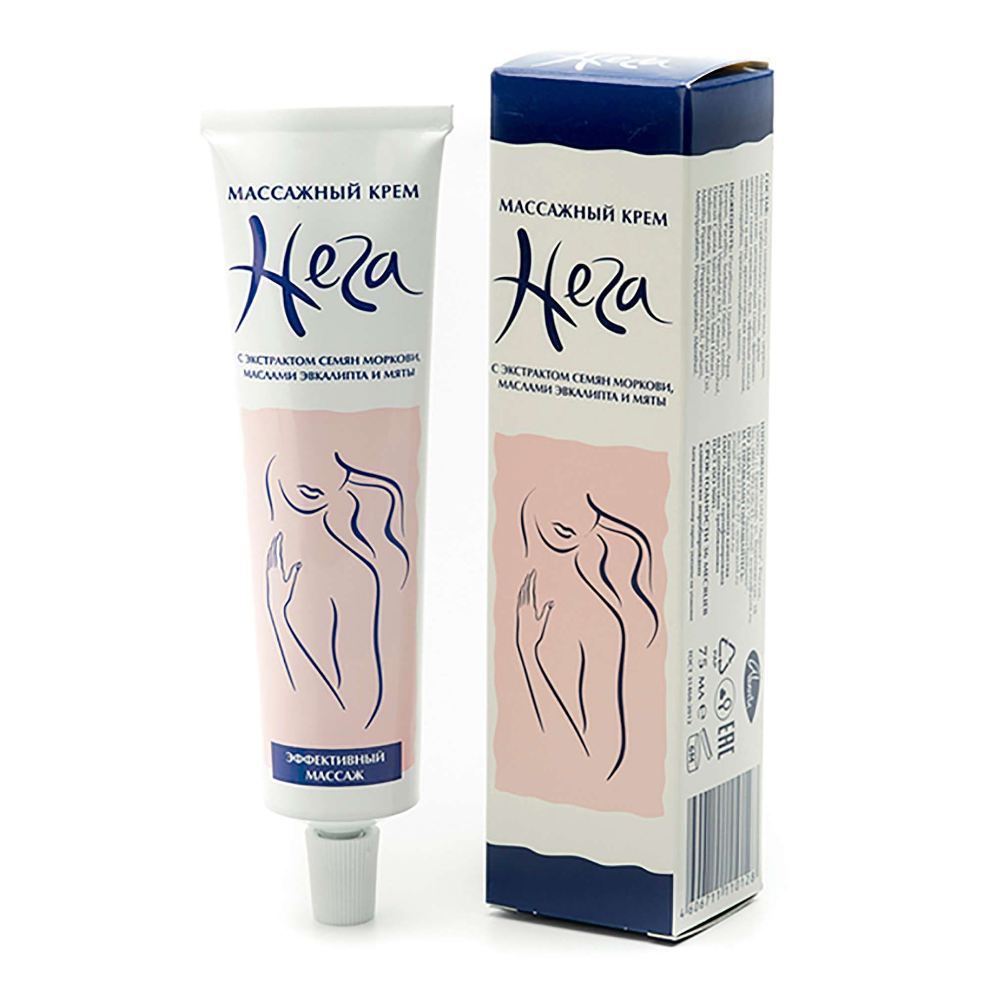 Изображение товара Массажный крем Нега 75мл для восстановления мышц и кожи