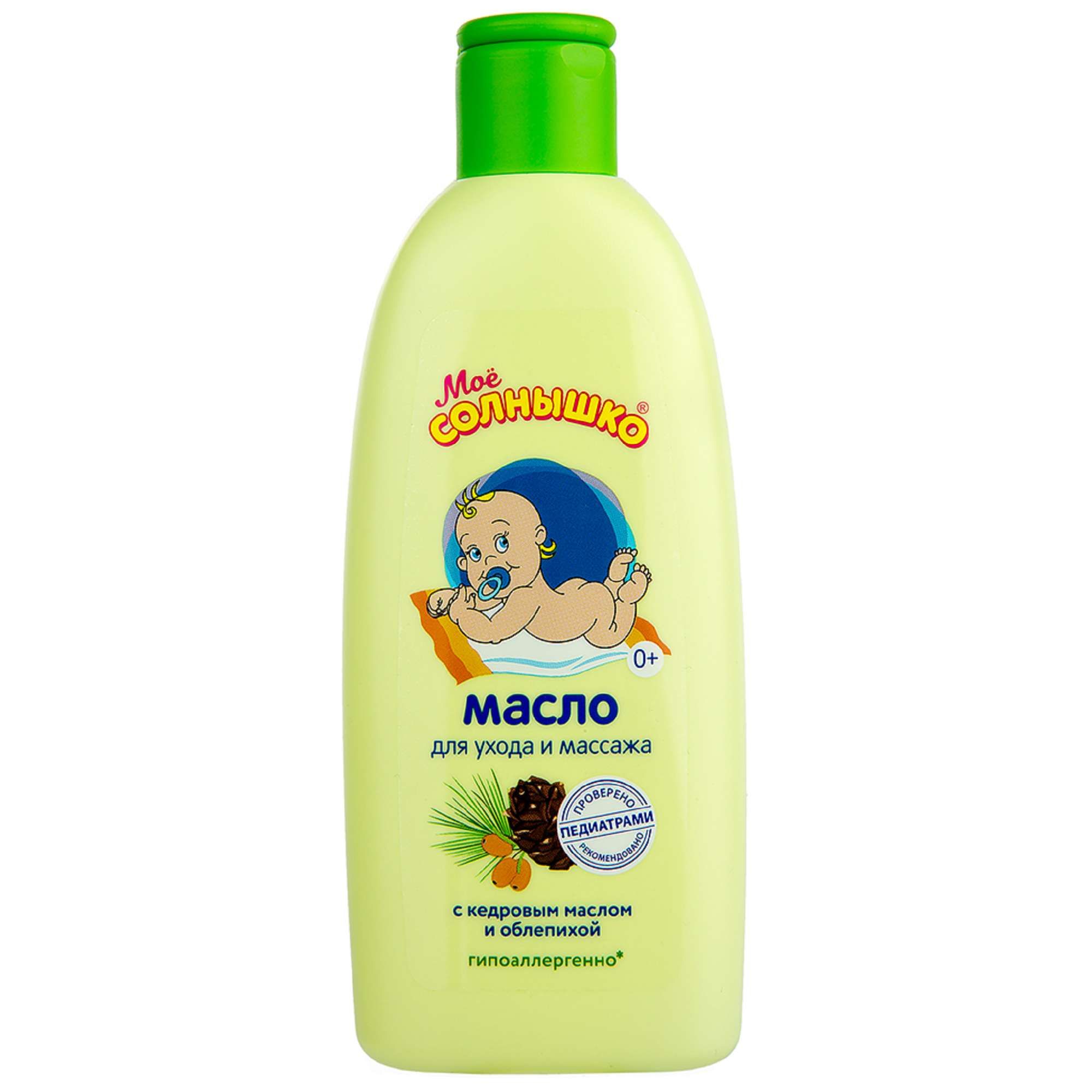 Изображение товара Масло для массажа с рождения Мое Солнышко 200 мл гипоаллергенно для малышей