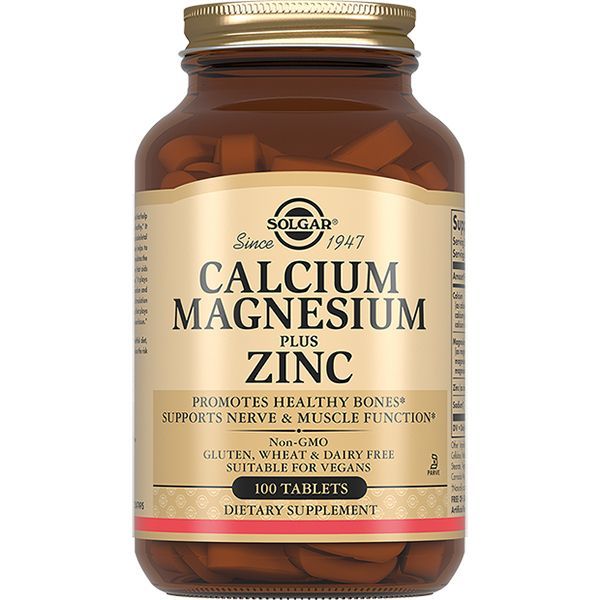 Изображение товара Кальций+Магний+Цинк Solgar/Солгар таблетки 100шт