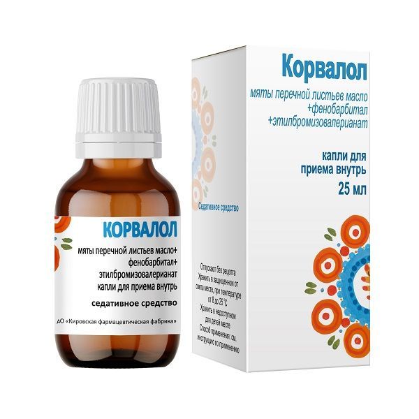 Изображение товара Корвалол капли для приема внутрь 25мл