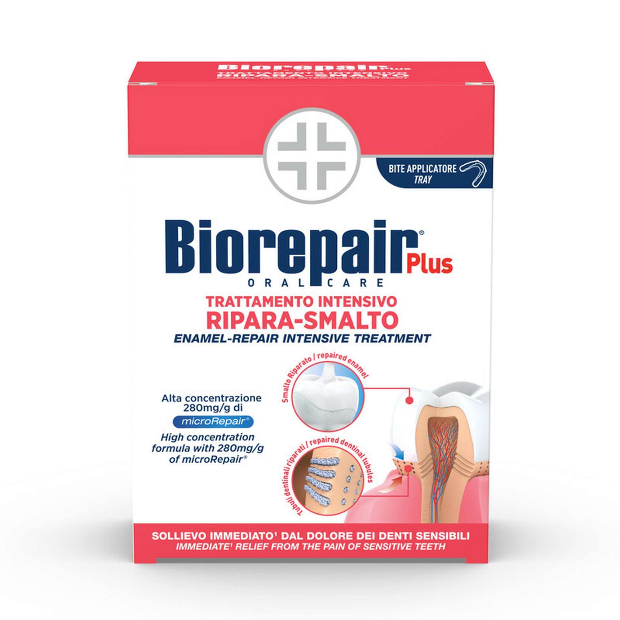 Изображение товара Зубная паста Plus Biorepair для чувствительных зубов с капой силиконовой 50мл