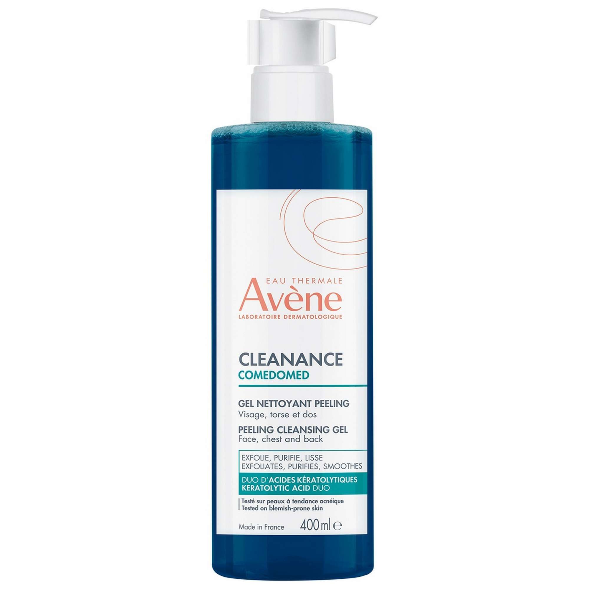 Изображение товара Гель-пилинг для проблемной кожи склонной к акне очищающий обновляющий Comedomed Cleanance Avene/Авен фл. 400мл