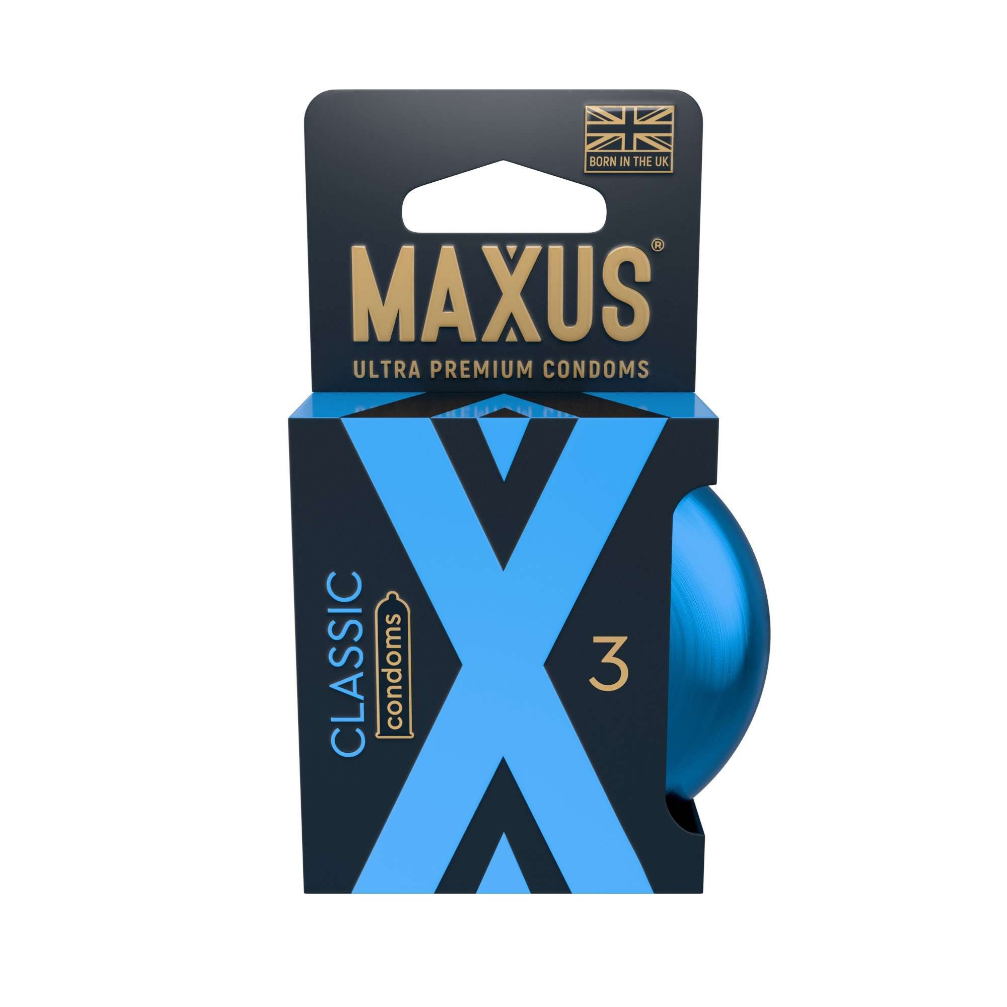 Изображение товара Презервативы MAXUS Classic Maxus 3 шт гладкие латексные поп-арт дизайн