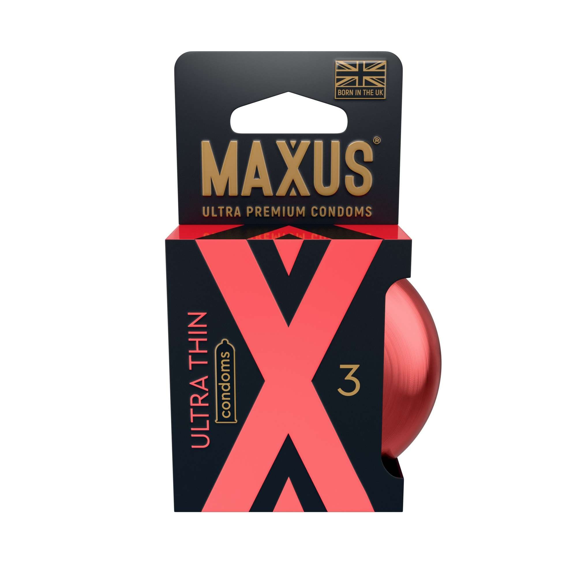 Изображение товара Ультратонкие презервативы MAXUS 3 шт - натуральность и безопасность