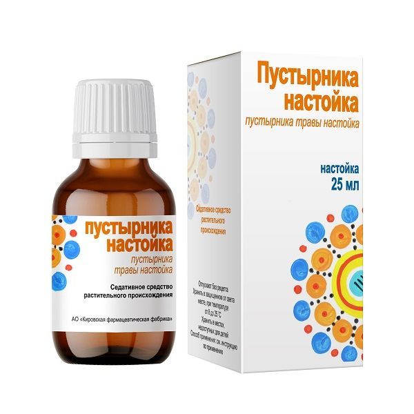 Изображение товара Пустырник настойка 25мл природное седативное средство для нервной системы