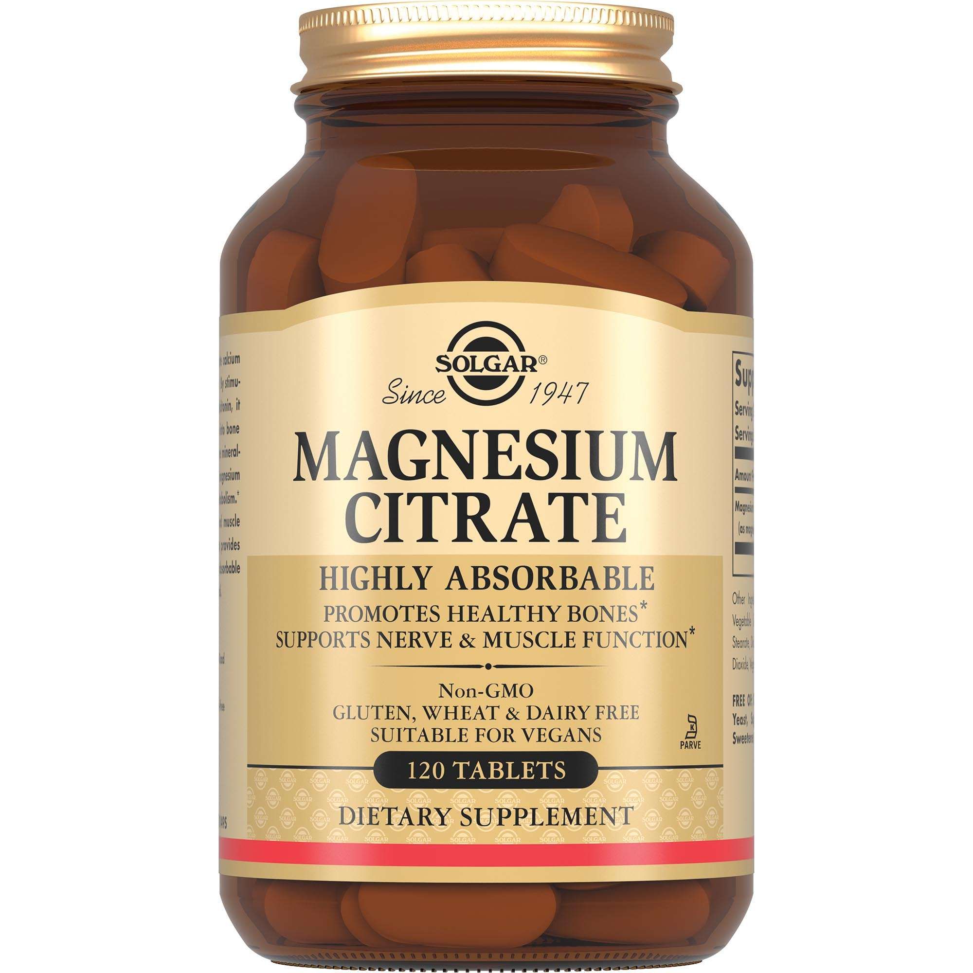 Изображение товара Магния цитрат Solgar таблетки 1717мг 120 шт natural supplement Изображение товара Магния цитрат Solgar таблетки 1717мг 120 шт natural supplement