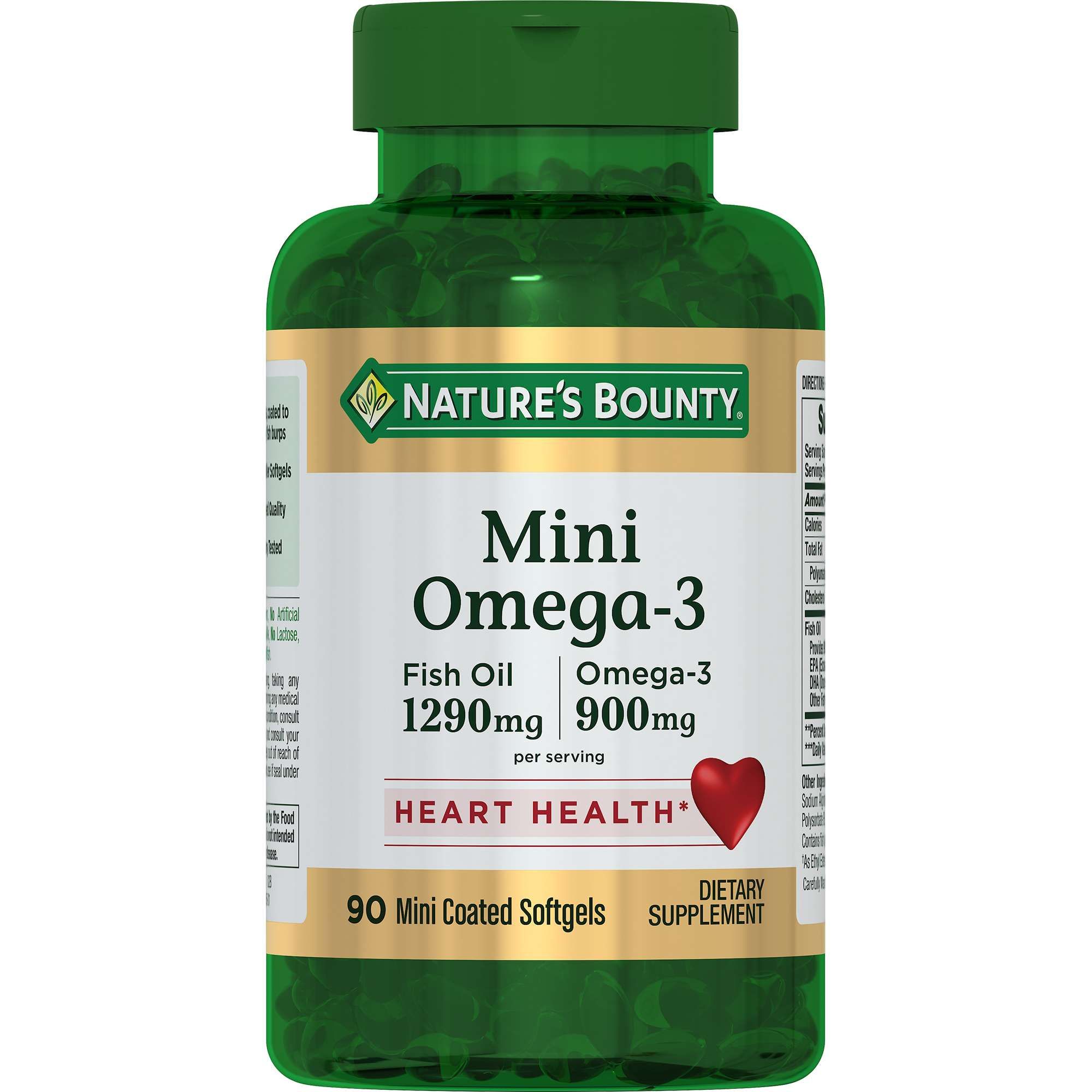Изображение товара Omega 3 Мини капсулы 900 мг 90 шт Nature's Bounty для сердца сосудов и кожи Изображение товара Omega 3 Мини капсулы 900 мг 90 шт Nature's Bounty для сердца сосудов и кожи