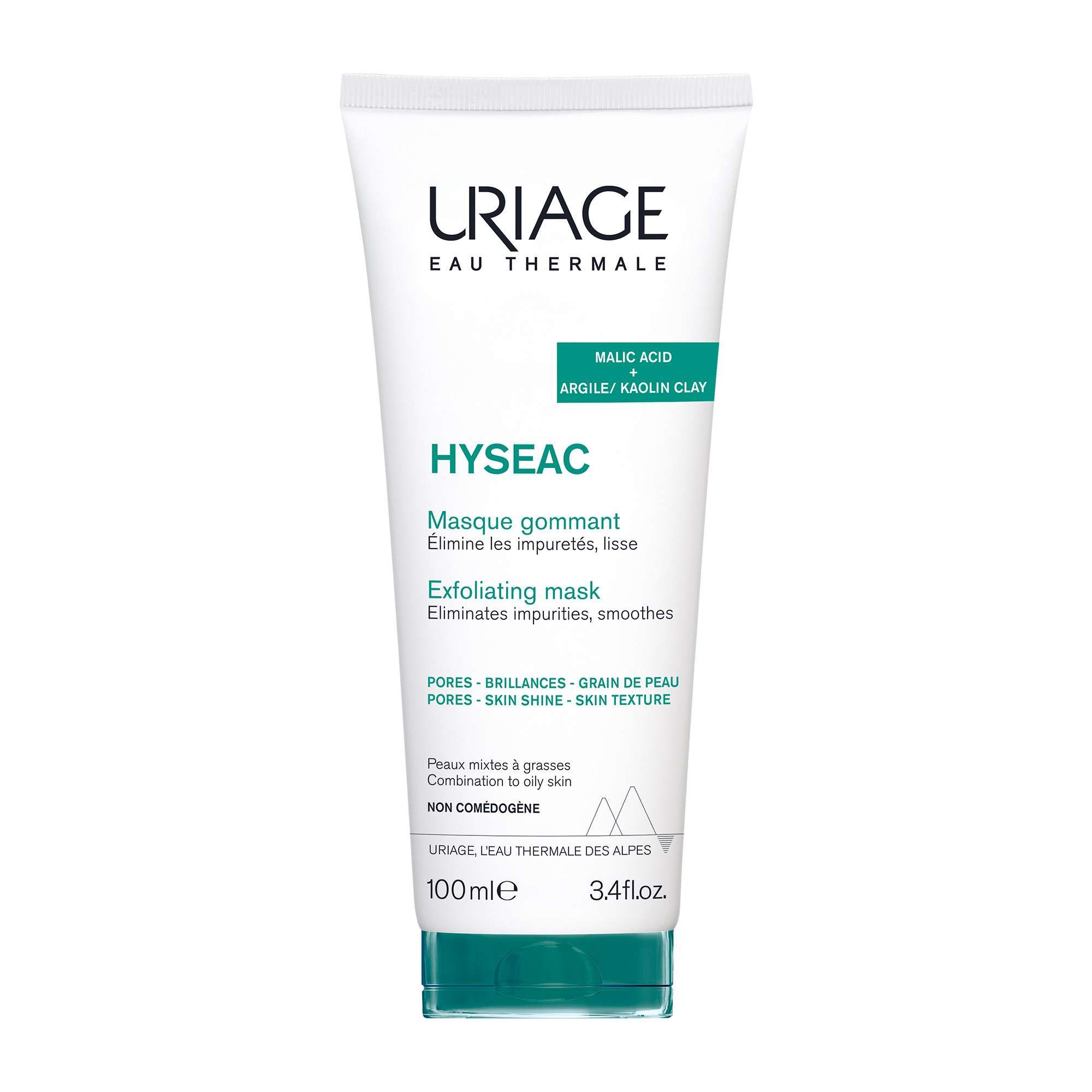 Изображение товара Маска для смешанной и жирной кожи лица Hyseac Uriage 100 мл отшелушивающая Изображение товара Маска для смешанной и жирной кожи лица Hyseac Uriage 100 мл отшелушивающая