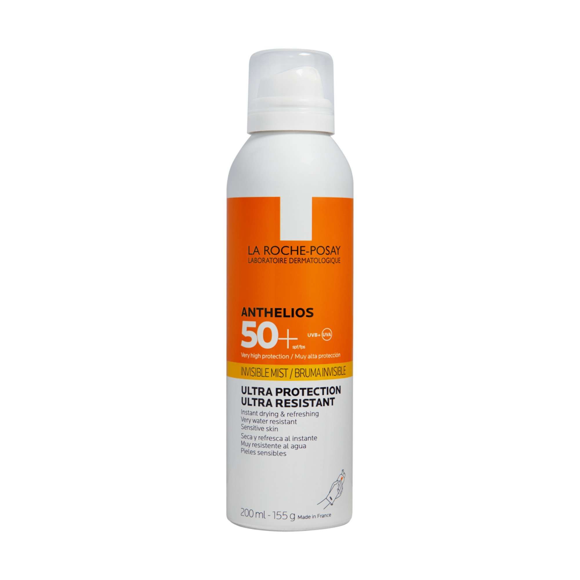 Изображение товара Солнцезащитный спрей-вуаль SPF50+ Anthelios La Roche Posay 200мл Изображение товара Солнцезащитный спрей-вуаль SPF50+ Anthelios La Roche Posay 200мл