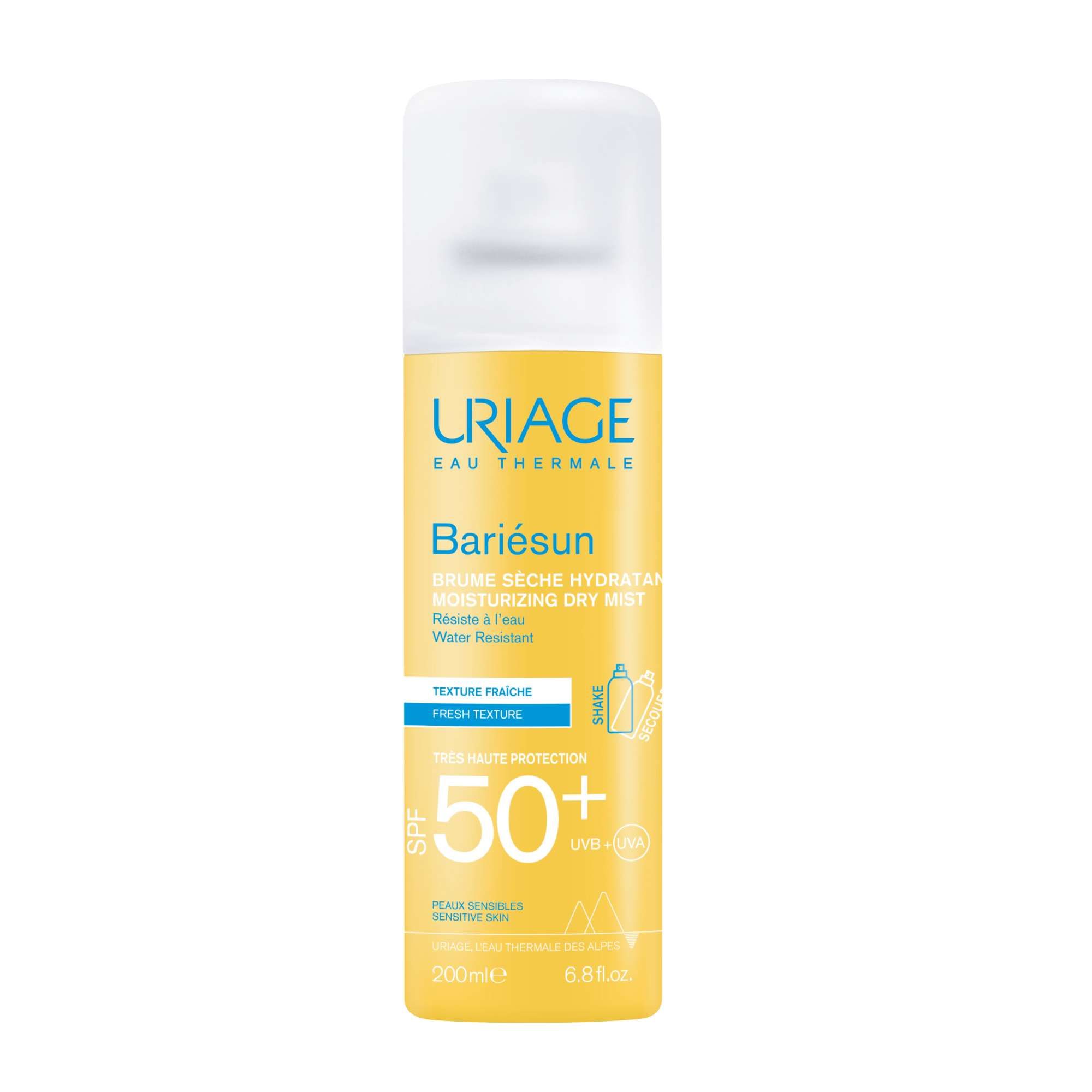 Изображение товара Дымка-спрей сухая увлажняющая SPF50+ Bariesun Uriage/Урьяж 200мл