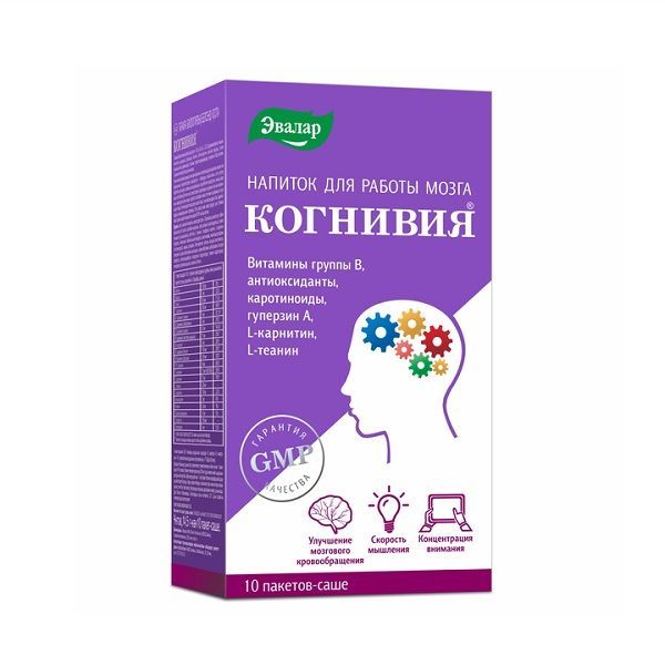 Изображение товара Когнивия Эвалар порошок для улучшения когнитивных функций 14,5г 10шт