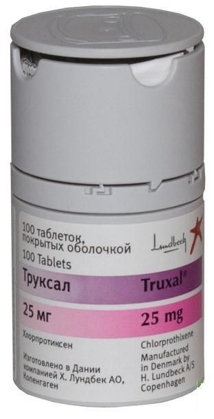Изображение товара Труксал таблетки п/о плен. 25мг 100шт