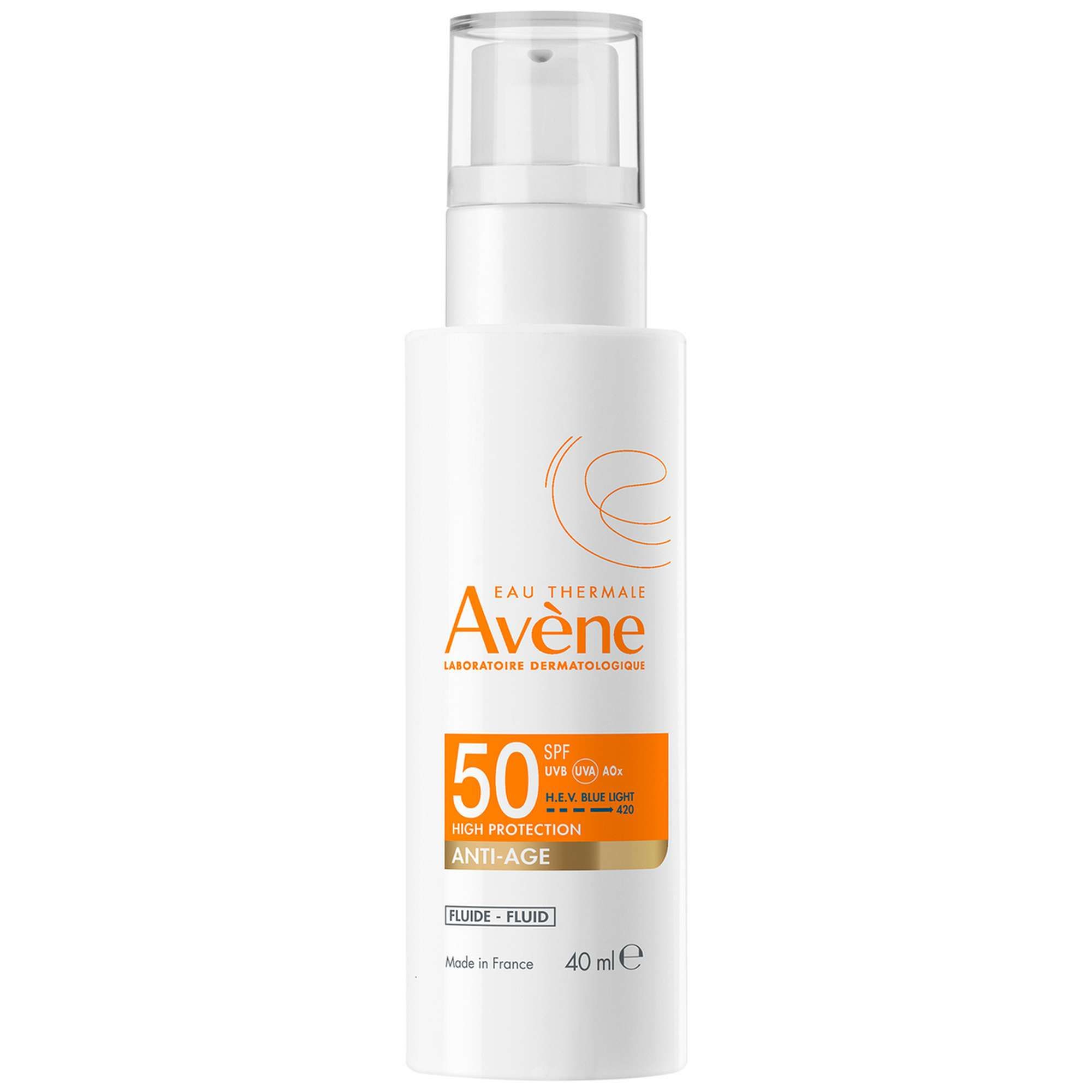 Изображение товара Флюид солнцезащитный антивозрастной SPF50 Anti-age Avene/Авен фл. 40мл Изображение товара Флюид солнцезащитный антивозрастной SPF50 Anti-age Avene/Авен фл. 40мл