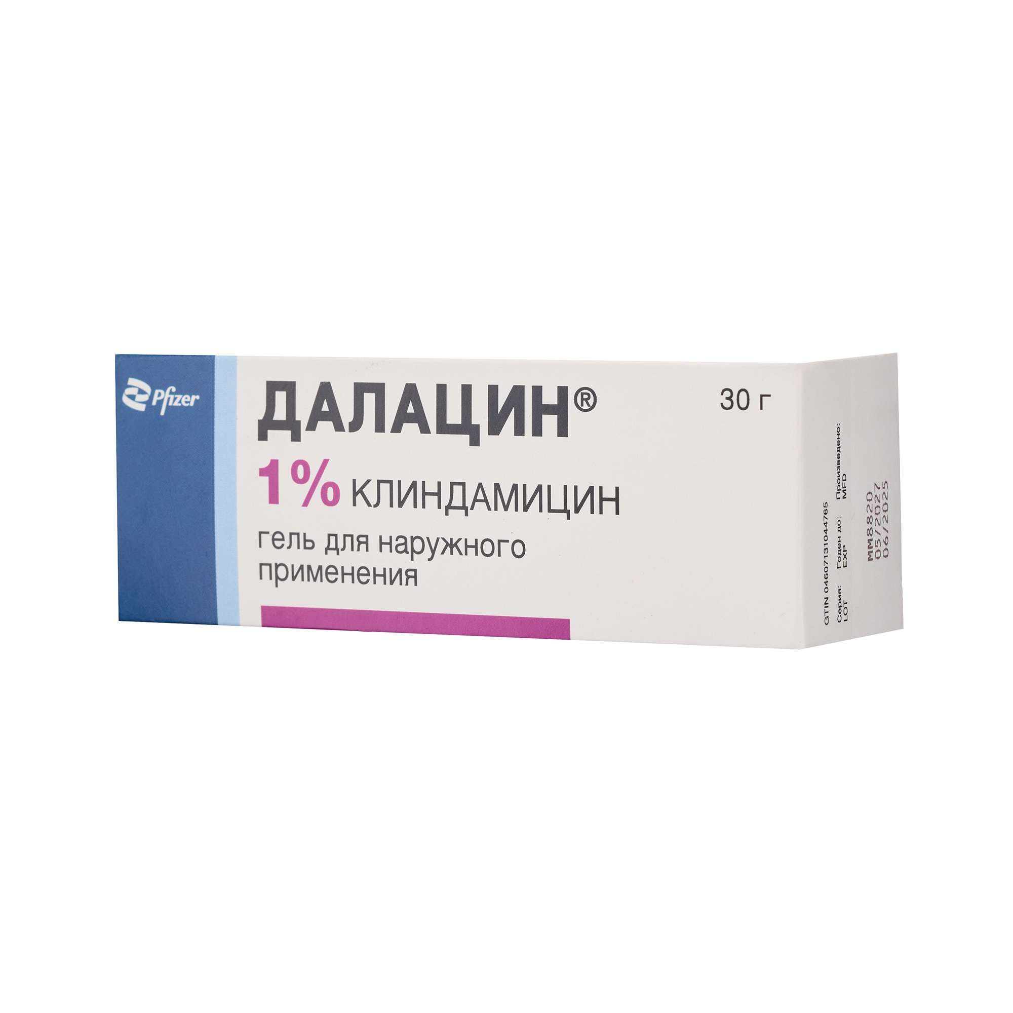Изображение товара Далацин гель 1% 30г для наружного применения от угрей